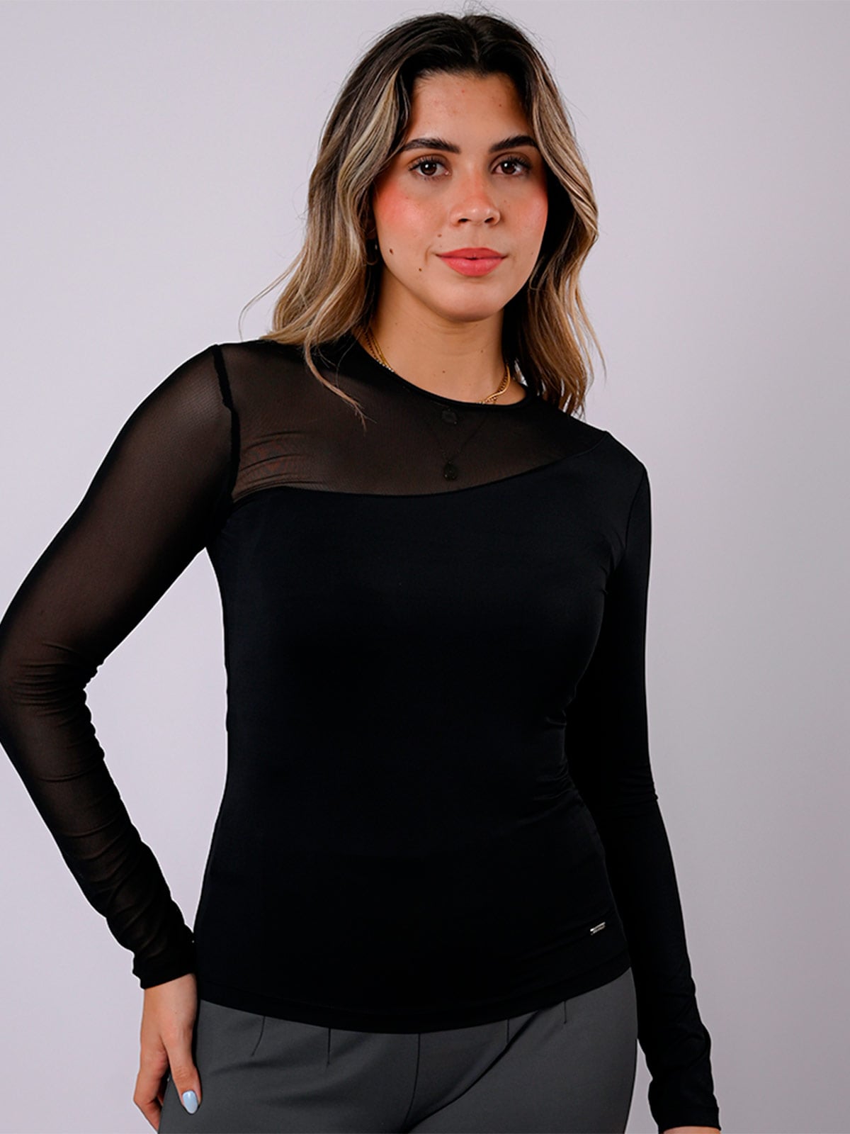 POLO MANGA LARGA MUJER BLACKOUT ARIA M26 - 1