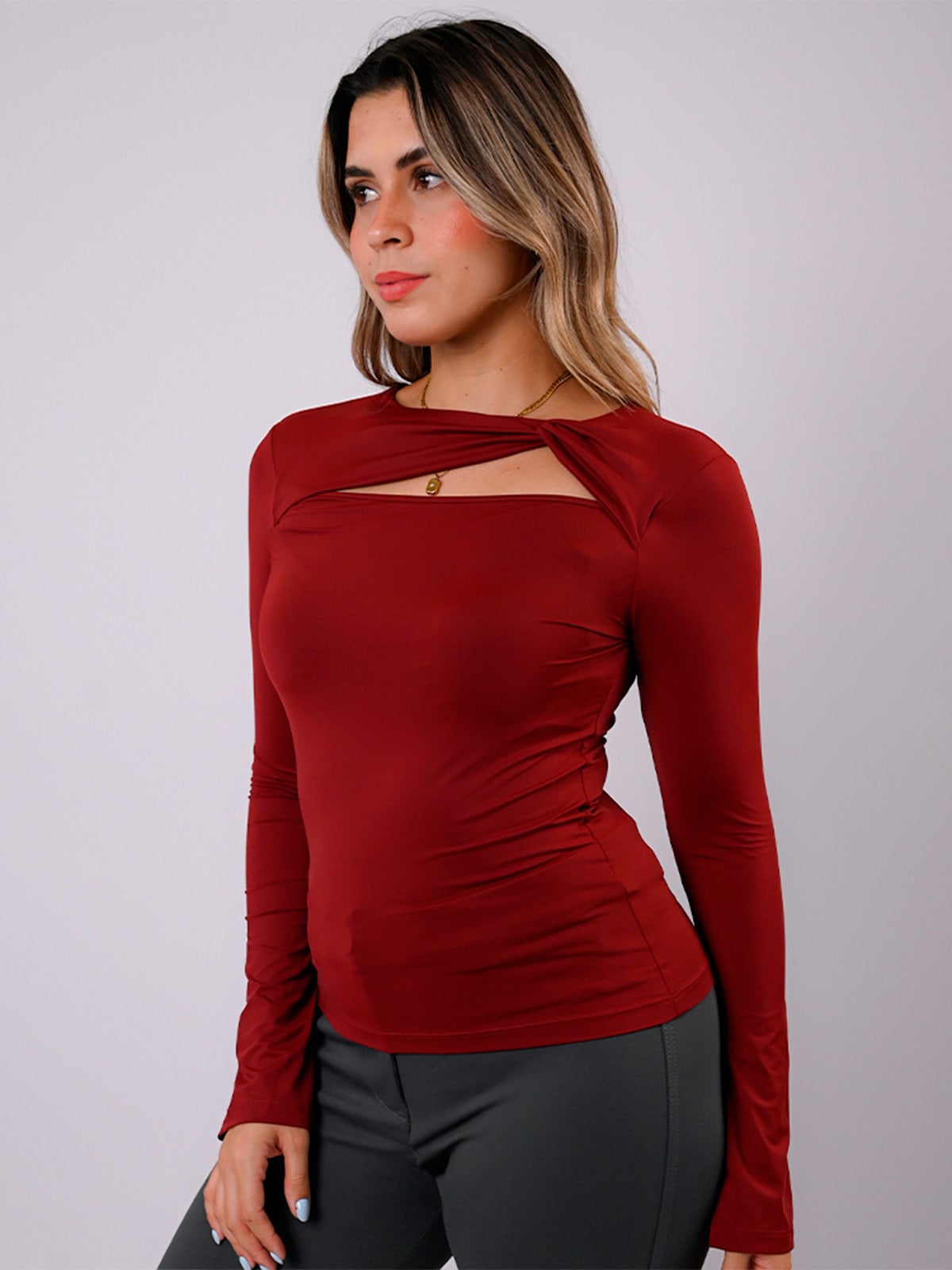 POLO MANGA LARGA MUJER BLACKOUT ARACELI M26 - 2