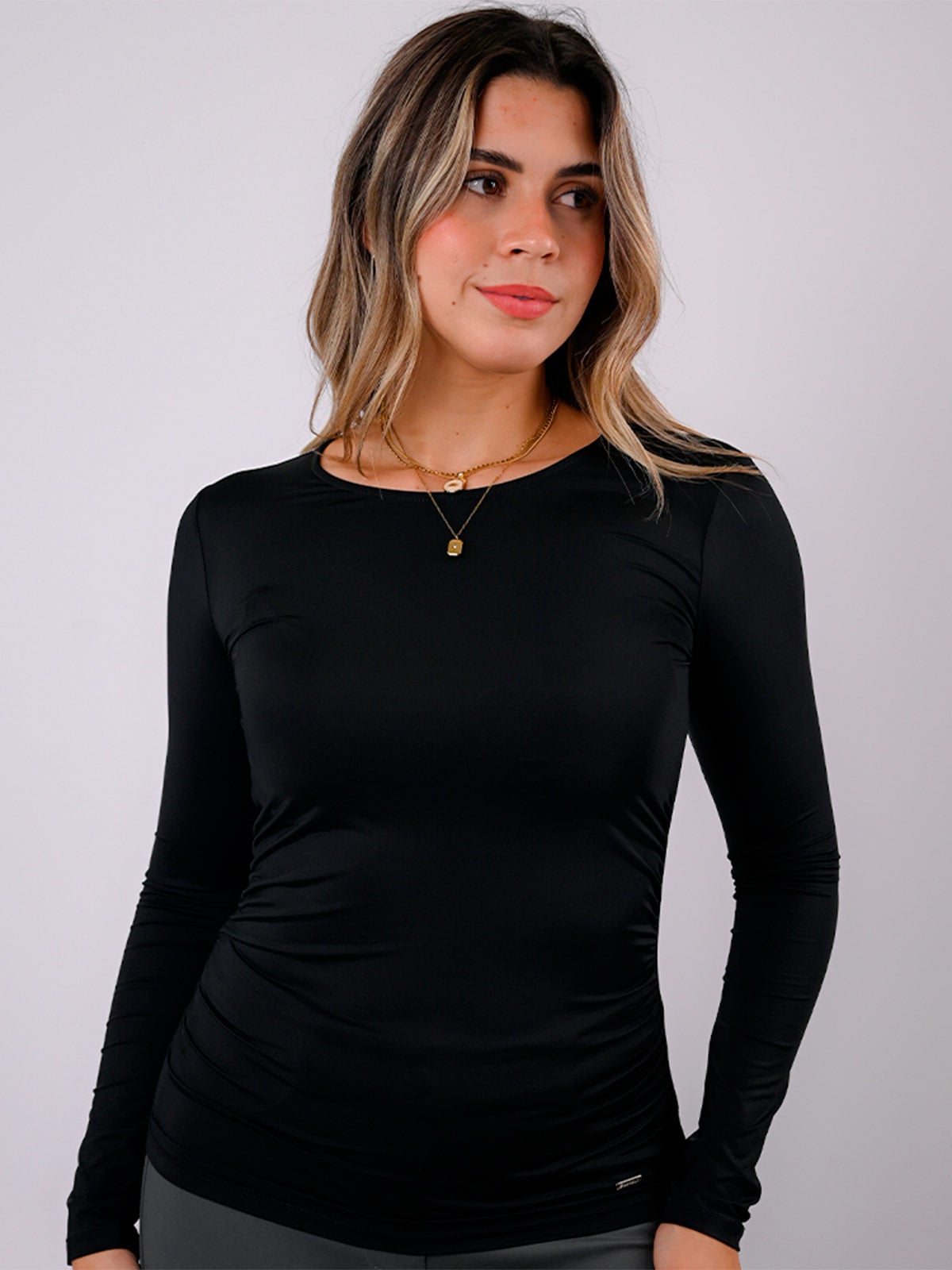 POLO MANGA LARGA MUJER BLACKOUT THANIA M26 - 1