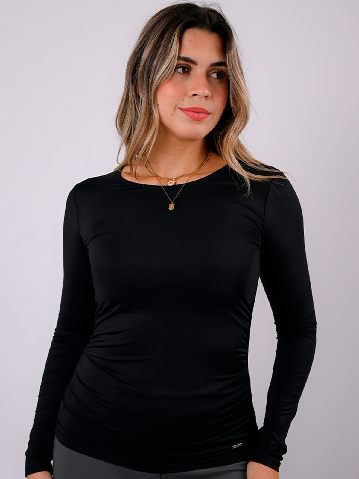 POLO MANGA LARGA MUJER BLACKOUT THANIA M26 - 1