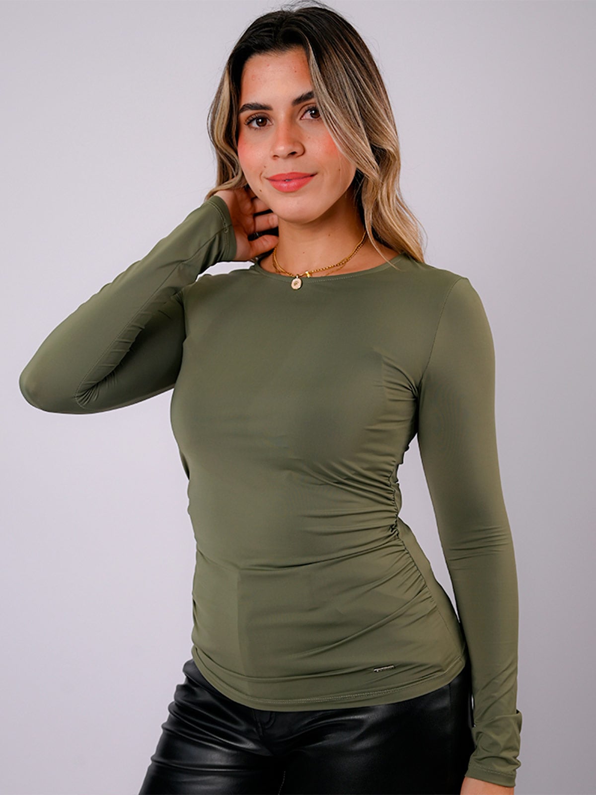 POLO MANGA LARGA MUJER BLACKOUT THANIA M26 - 3