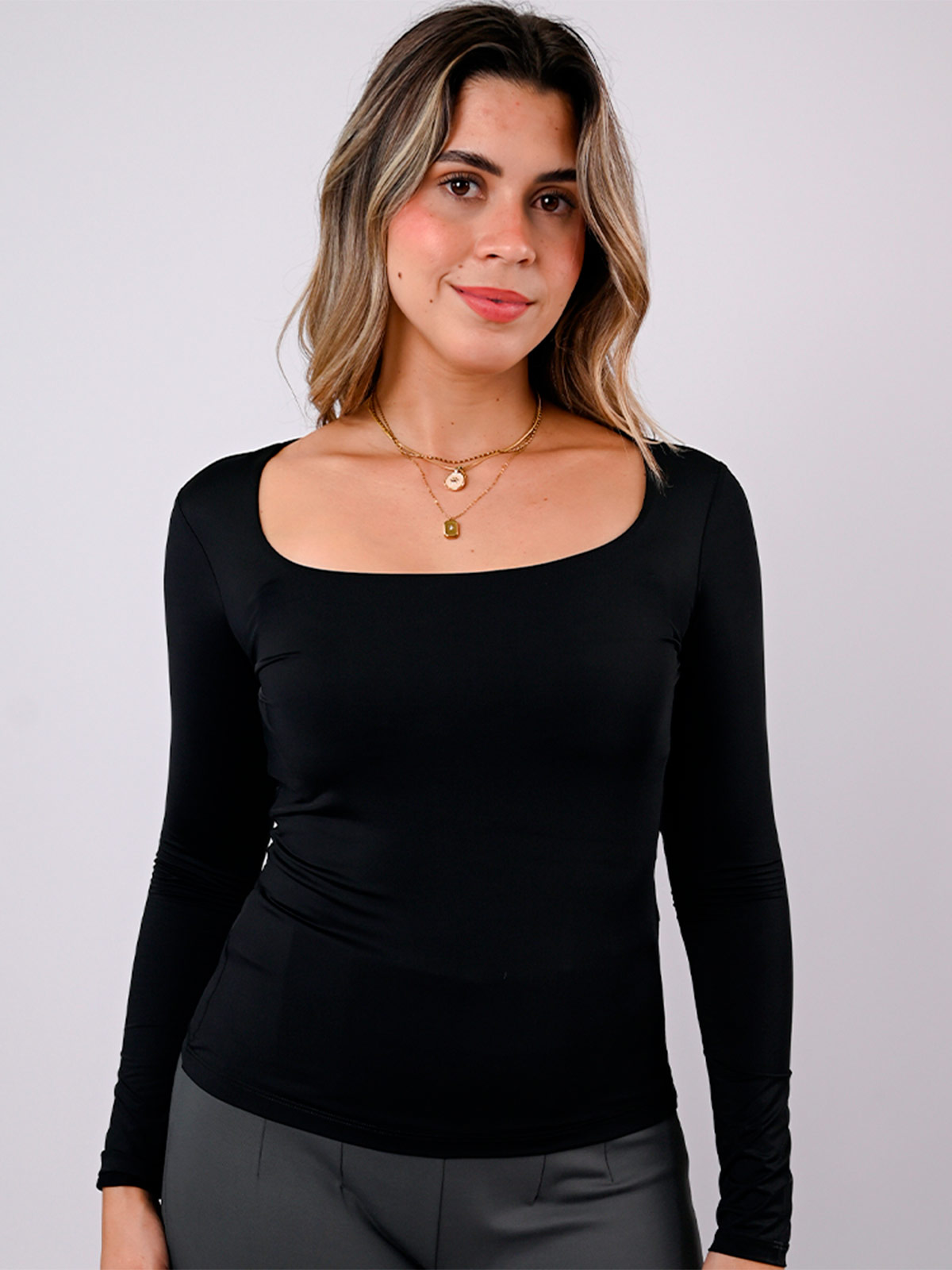 POLO MANGA LARGA MUJER BLACKOUT HELEN M26 - 1