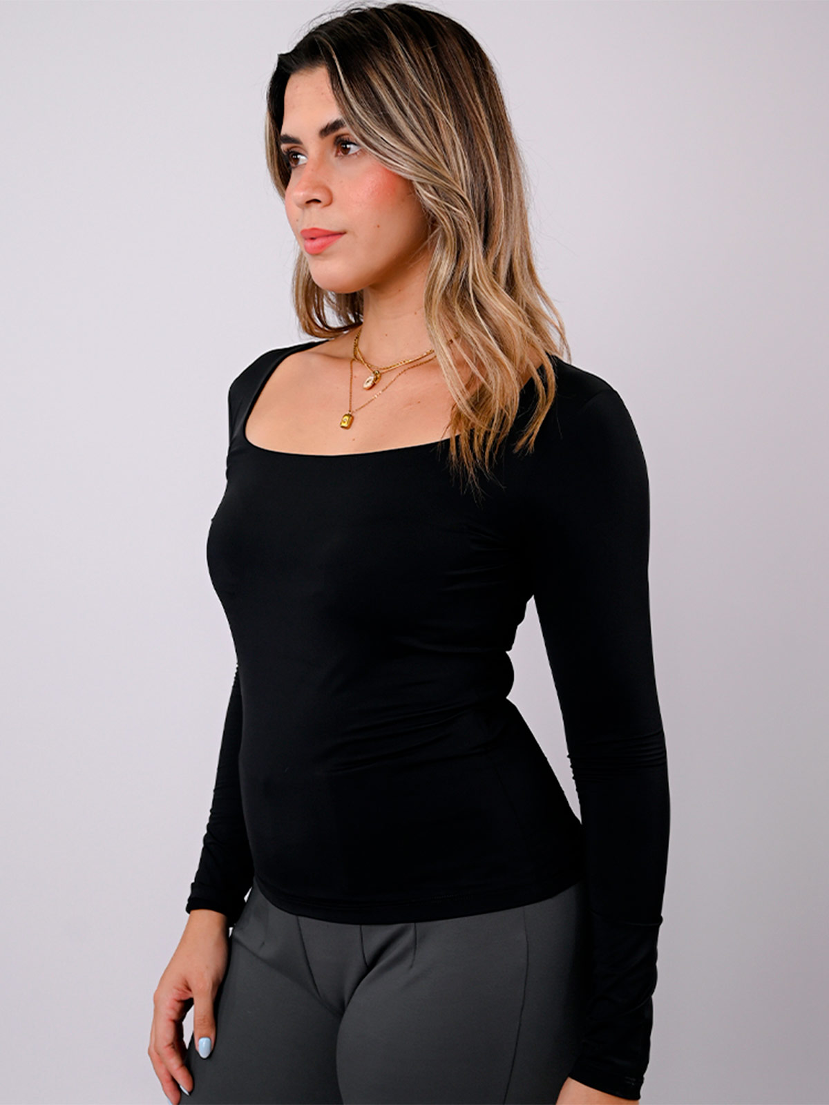 POLO MANGA LARGA MUJER BLACKOUT HELEN M26 - 2