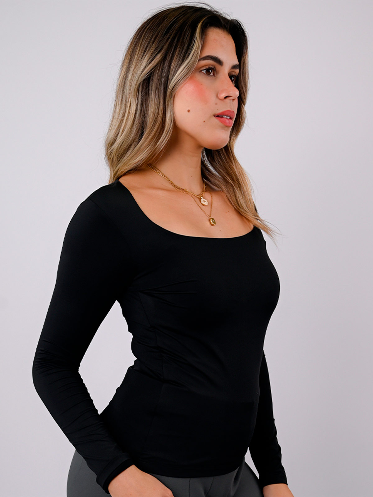 POLO MANGA LARGA MUJER BLACKOUT HELEN M26 - 3