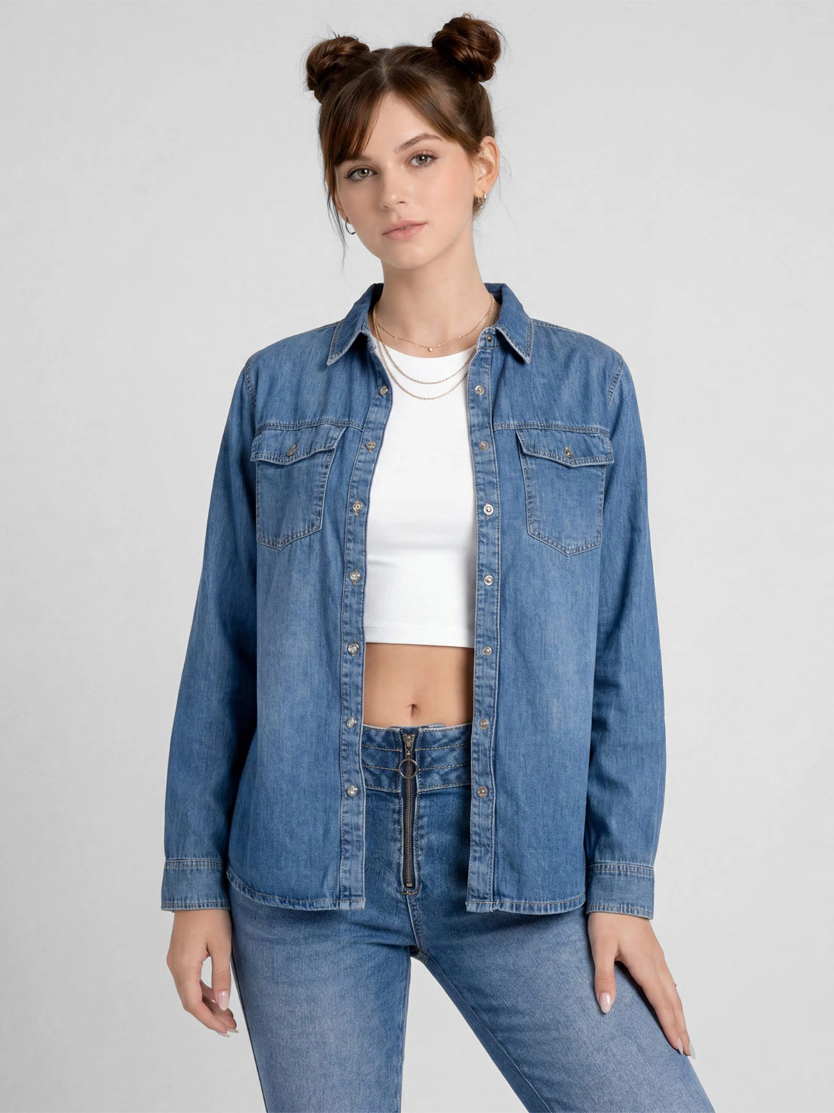 BLUSA MANGA LARGA MUJER SQUEEZE REBBY - 2