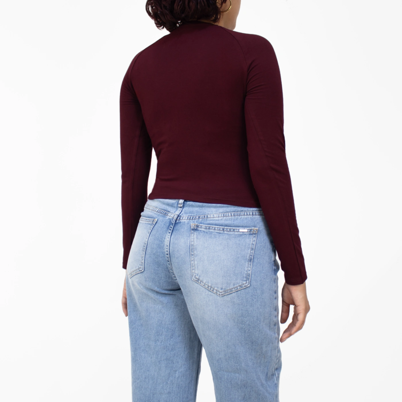 POLO MANGA LARGA MUJER KAYRA POBLET PERFECT FIT RANGLAN ASENTADO - 3