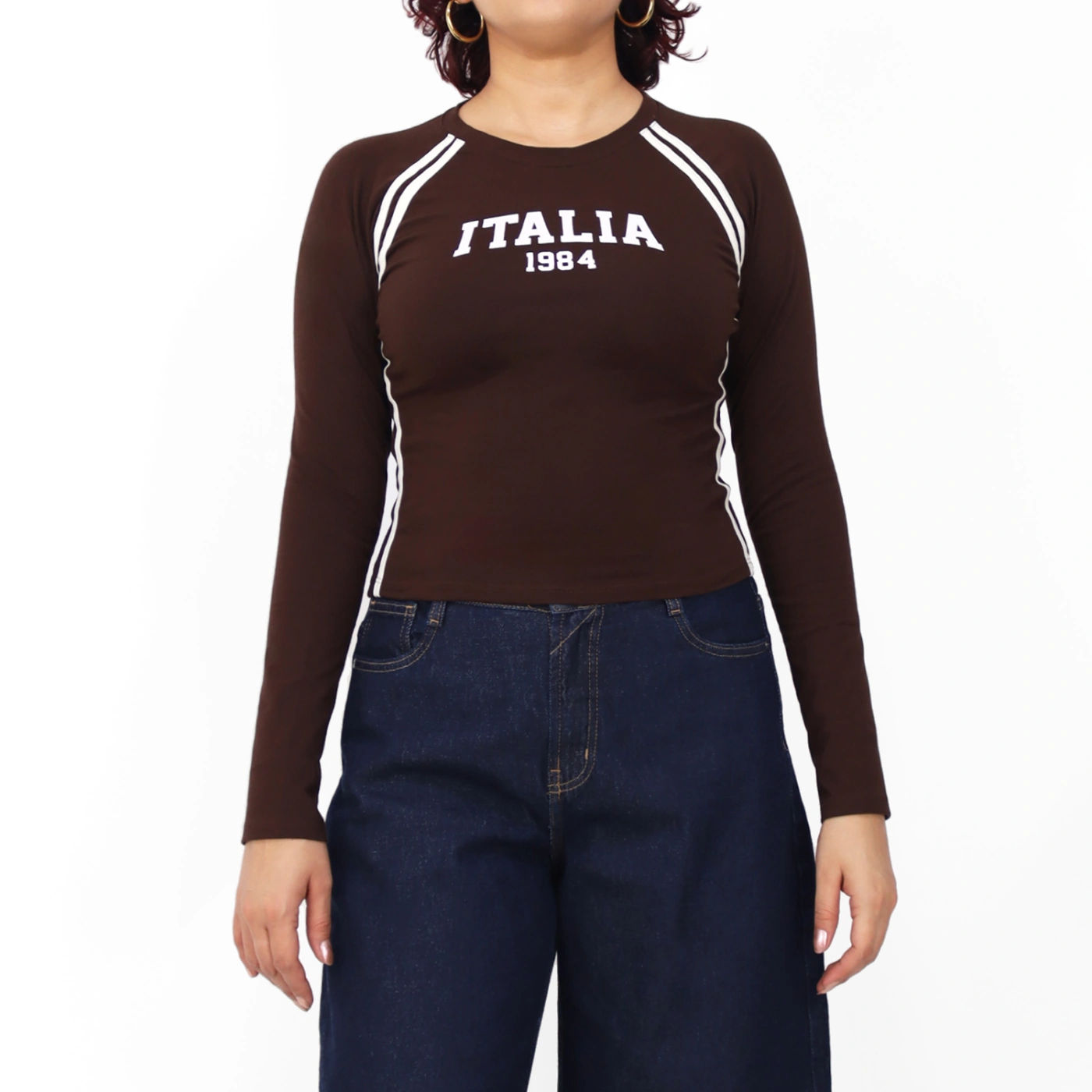 POLO MANGA LARGA MUJER KAYRA POBLET PERFECT FIT RANGLAN ASENTADO - 1
