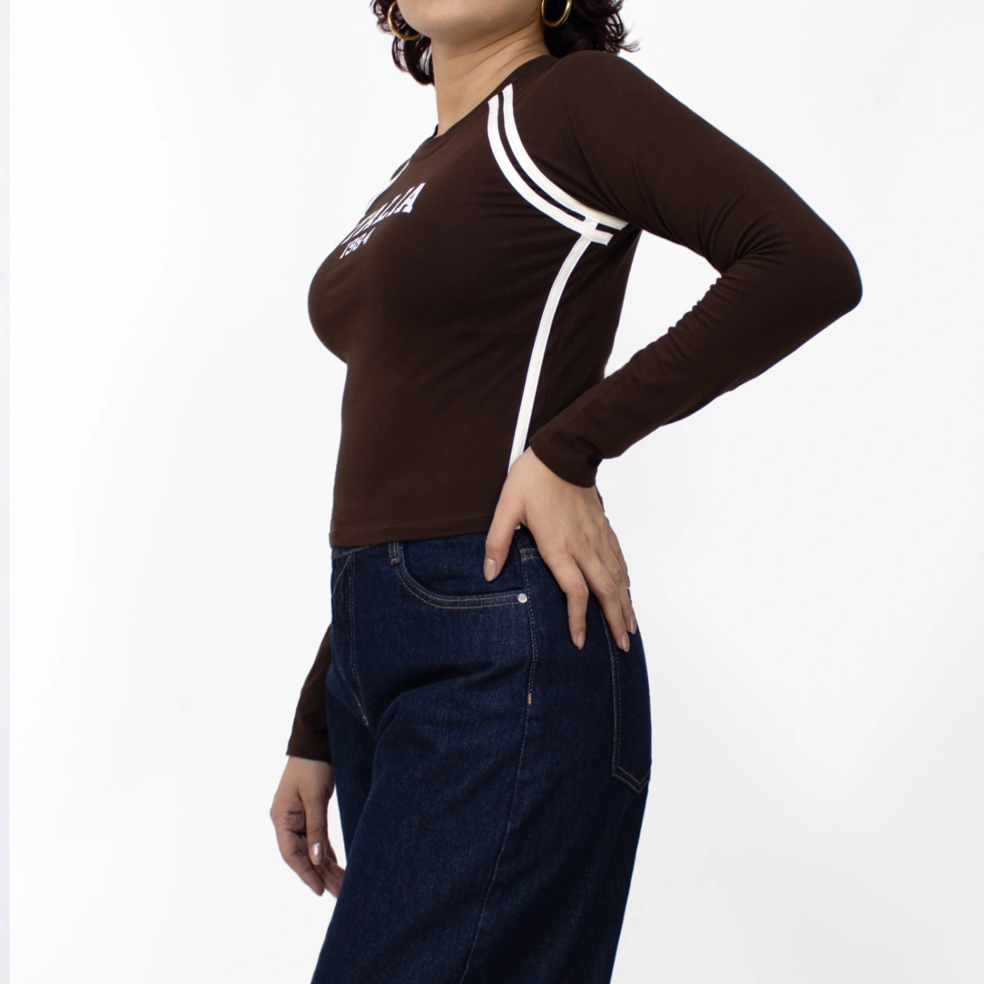 POLO MANGA LARGA MUJER KAYRA POBLET PERFECT FIT RANGLAN ASENTADO - 2
