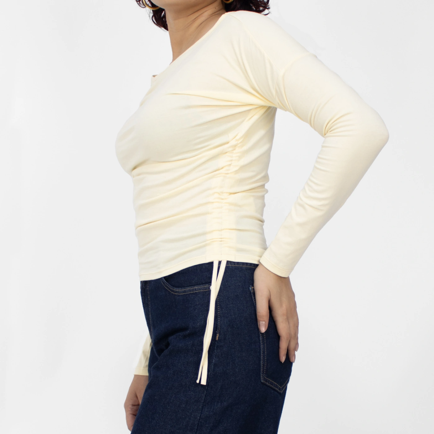 POLO MANGA LARGA MUJER KAYRA POBLET PERFECT FIT ASIMÉTRICA - 3