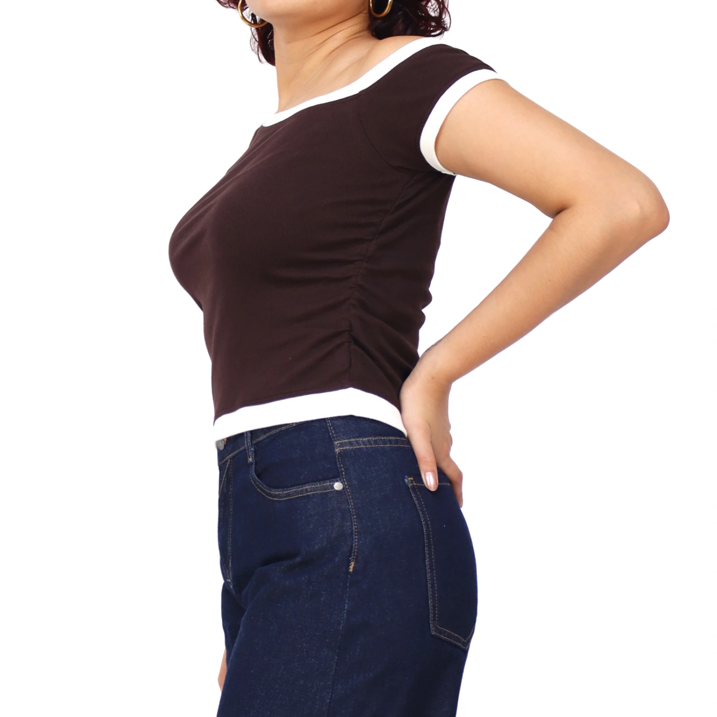 POLO MANGA CORTARIB MUJER KAYRA POBLET PERFECT FIT ASIMÉTRICO HOMBRO - 2
