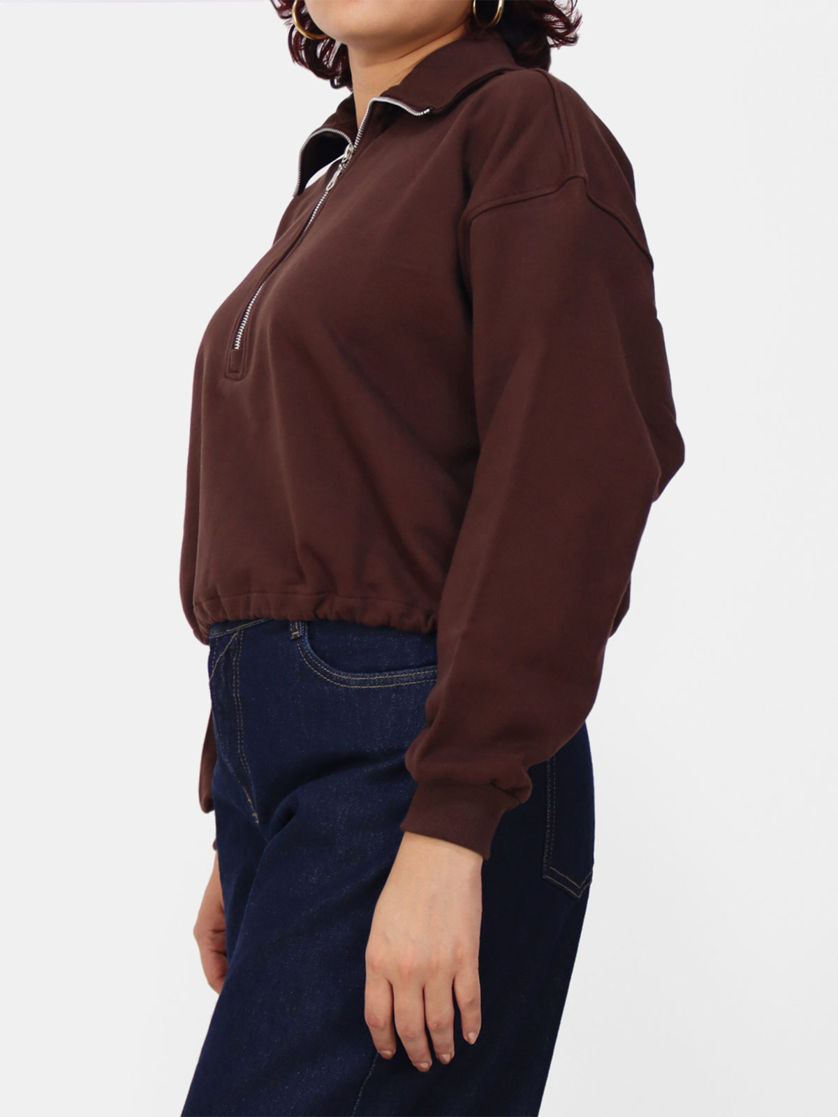 POLERA MUJER KAYRA POBLET PERFECT FIT ZIP ABULLONADO - 2