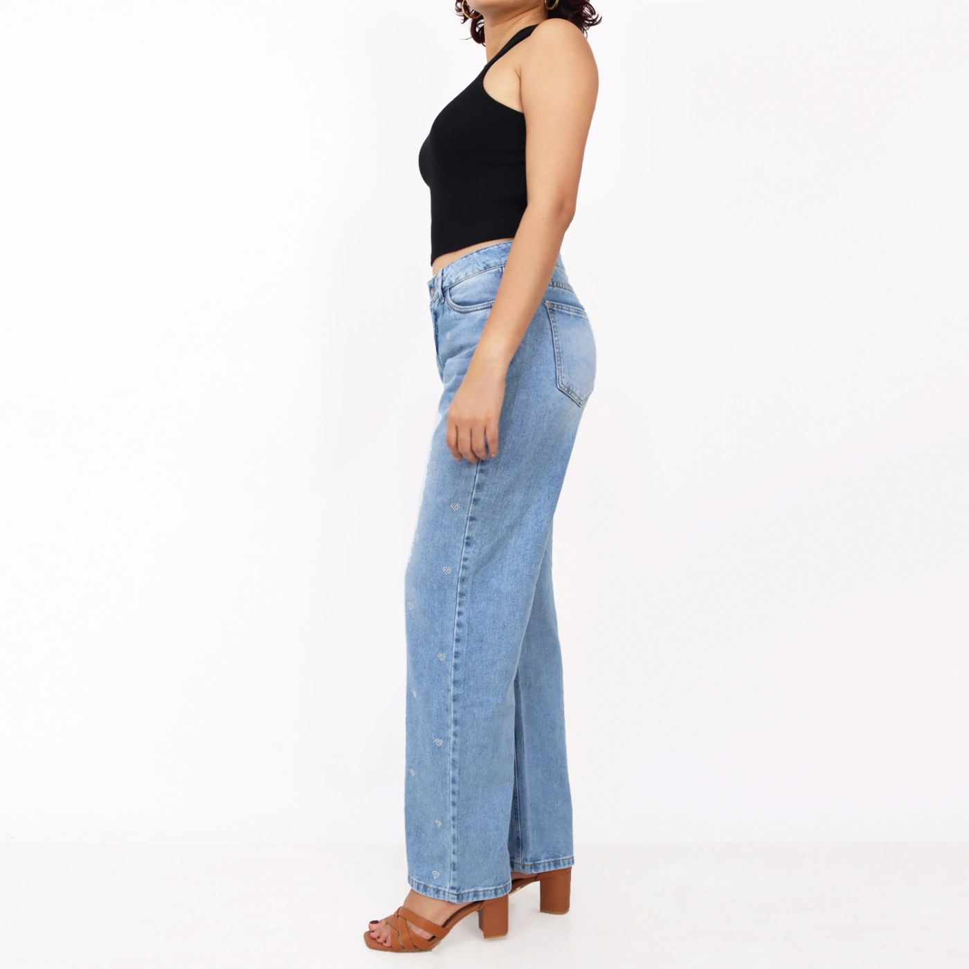 JEAN STRAIGHT MUJER KAYRA POBLET PERFECT FIT CORA PIEDRAS ICE 26 - 2