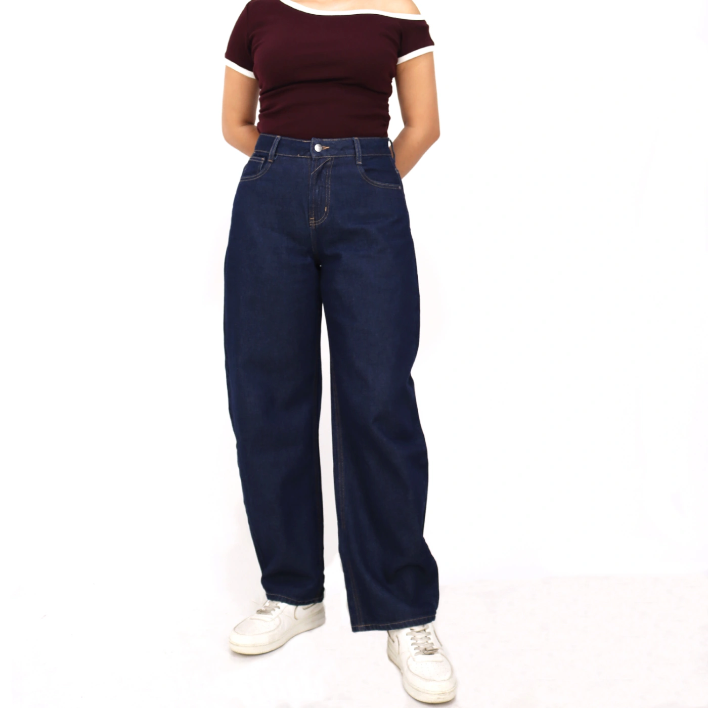 JEAN MUJER KAYRA POBLET PERFECT FIT BARREL FIT TA - 1
