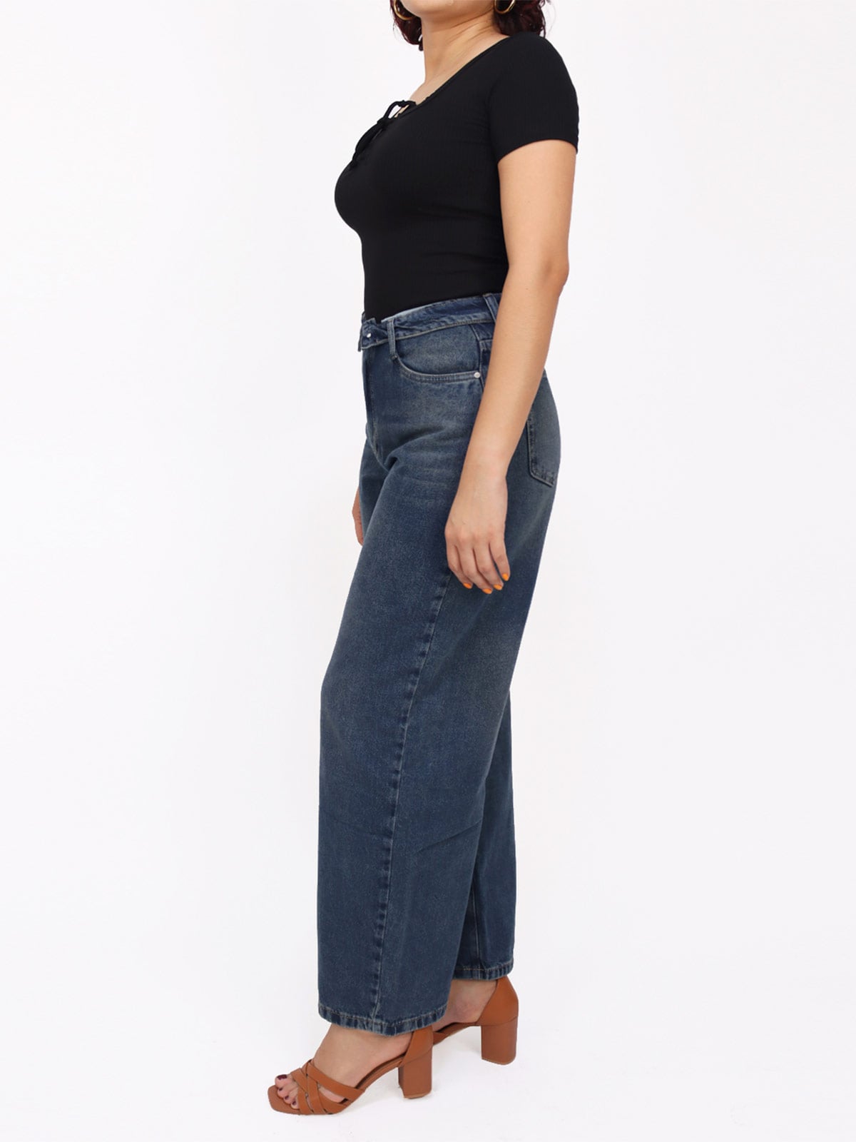 JEAN ALGODÓN MUJER KAYRA POBLET PERFECT FIT FOLDED - 2