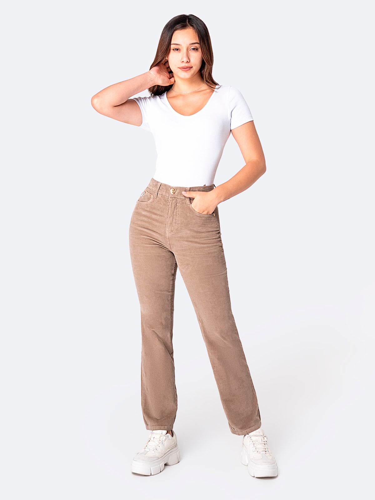 PANTALÓN COTELÉ MUJER PIONIER DIANA - 1