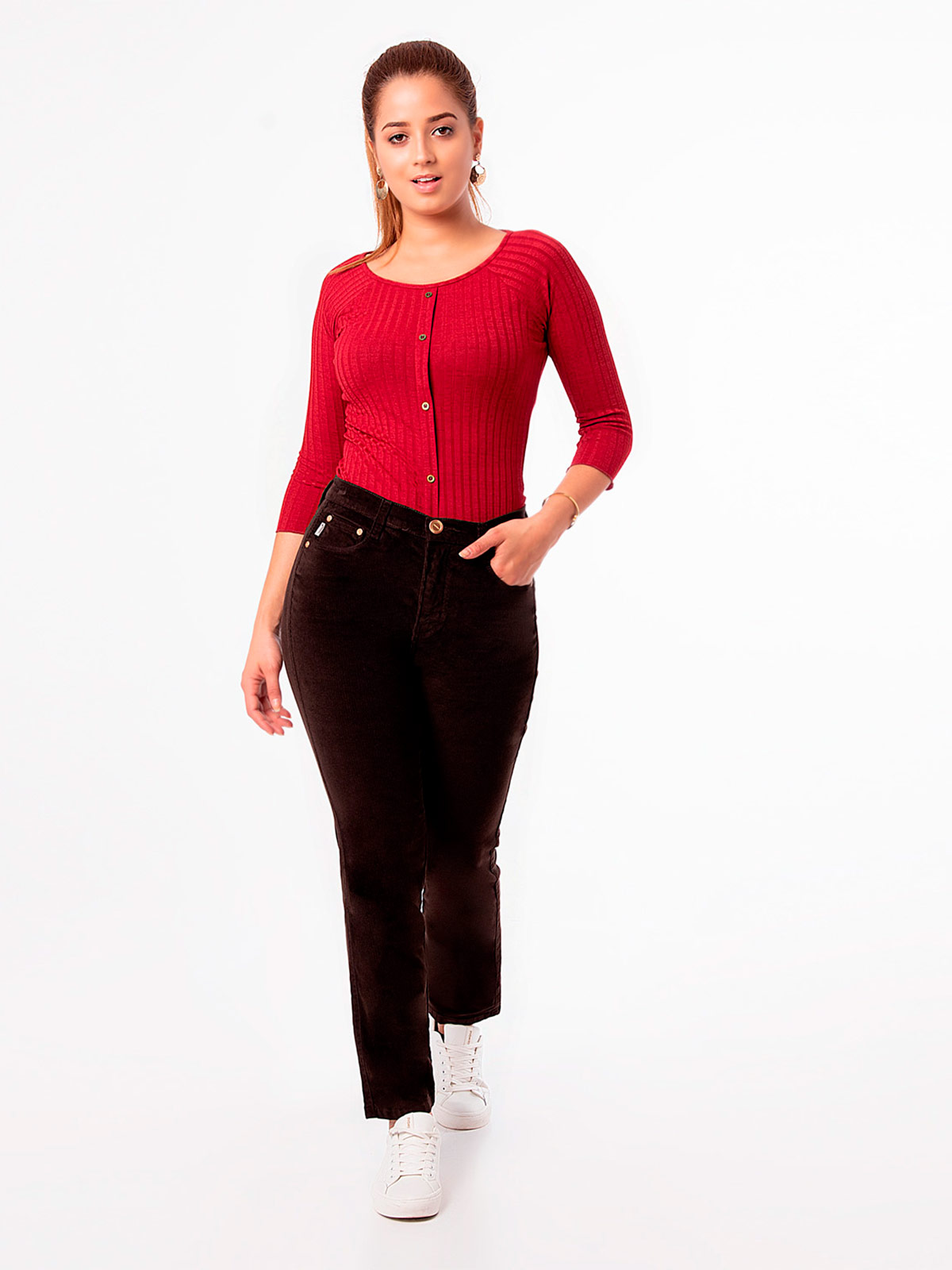 PANTALÓN COTELÉ MUJER PIONIER DIANA - 1