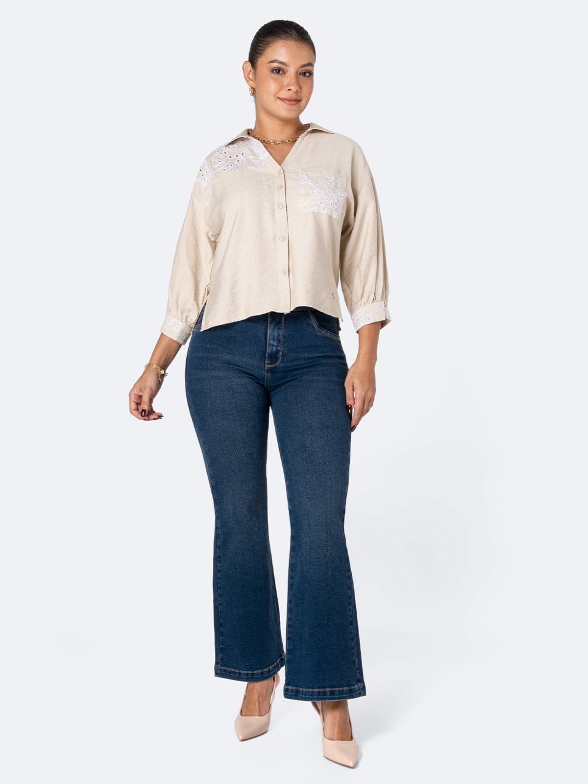 BLUSA MANGA 3/4 MUJER PIONIER SALMMA - 1