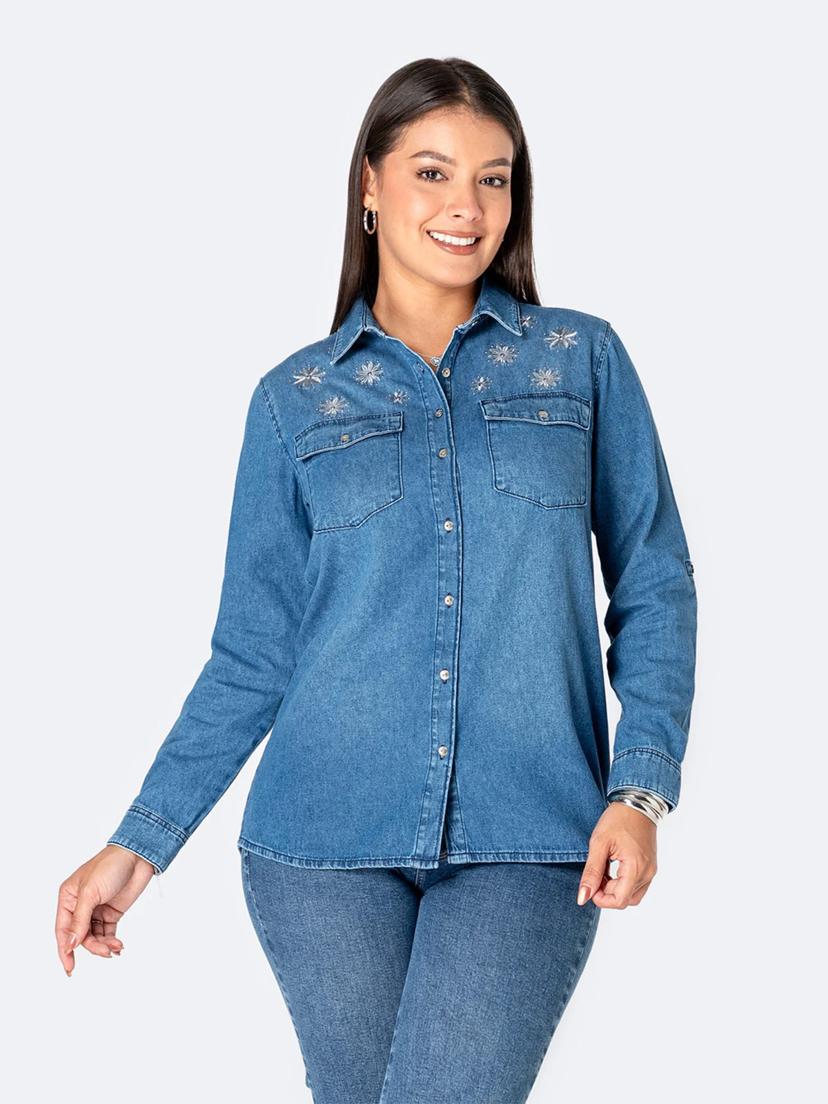 BLUSA MANGA LARGA MUJER PIONIER KARMELIH - 2