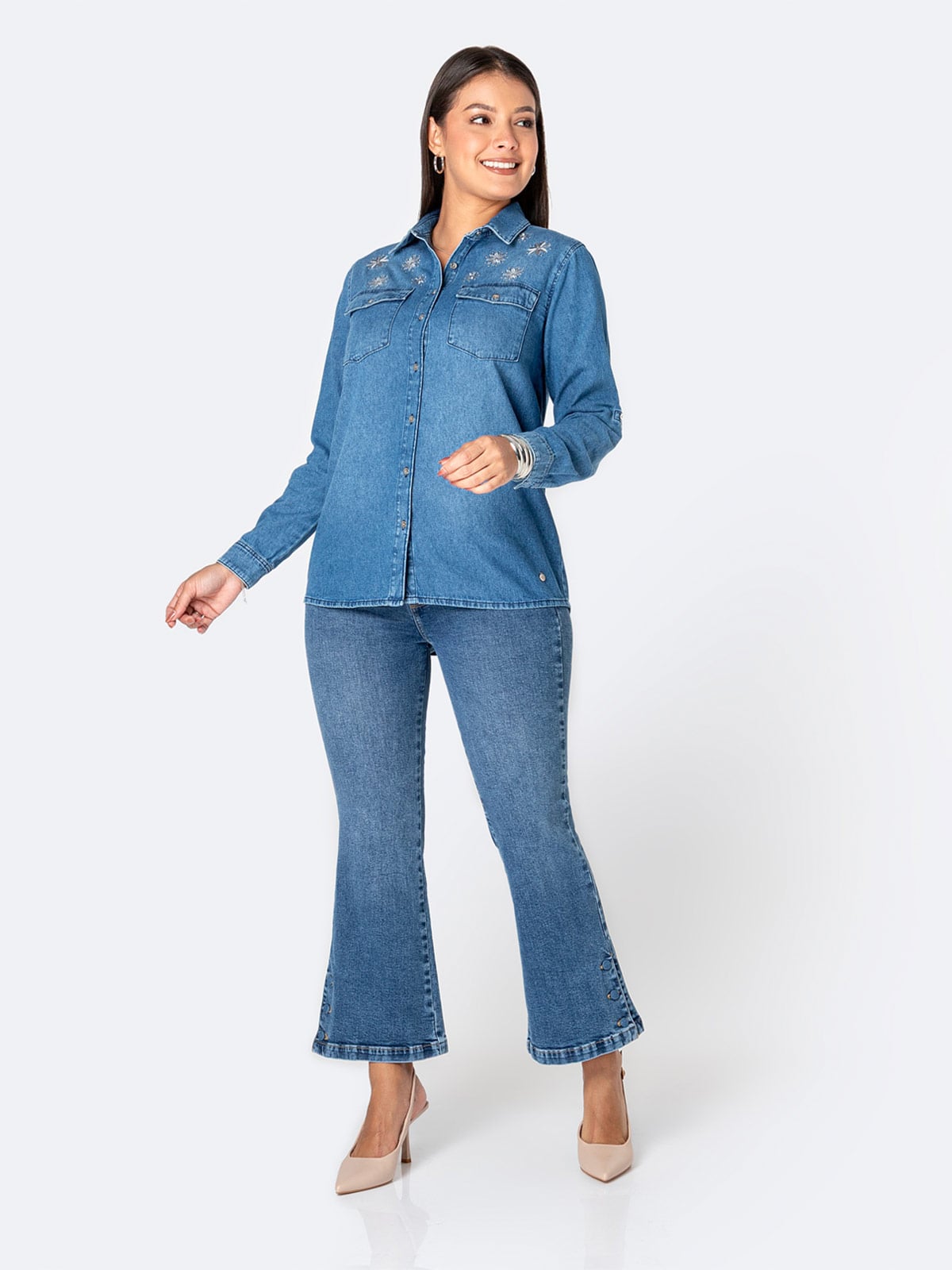 BLUSA MANGA LARGA MUJER PIONIER KARMELIH - 1