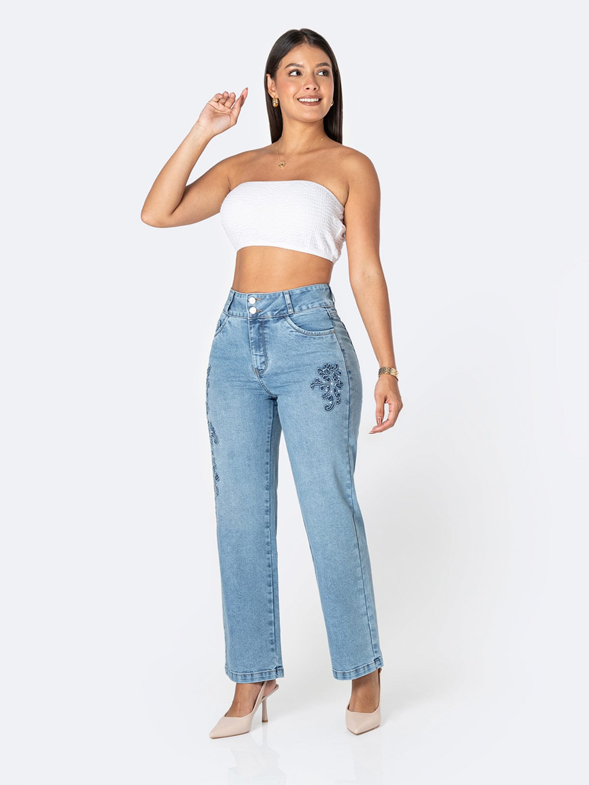 JEAN STRAIGHT MUJER PIONIER LINHAA - 1