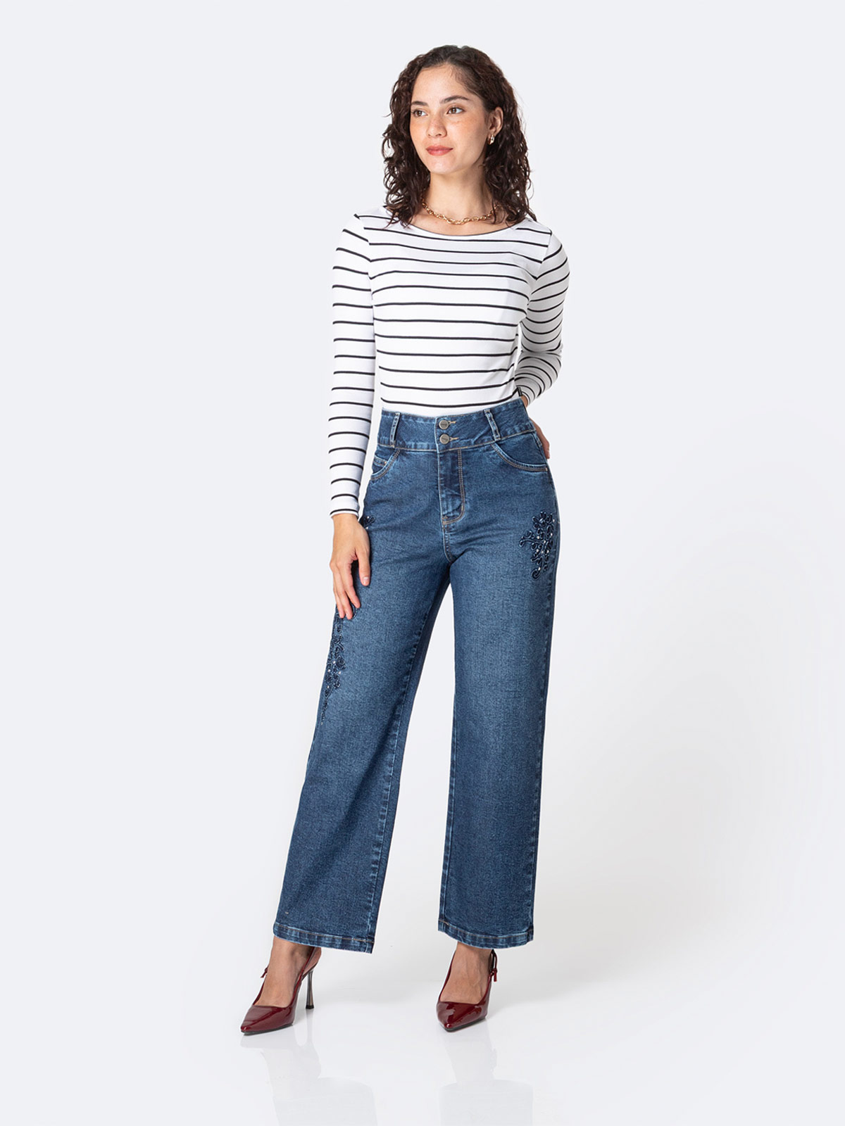 JEAN STRAIGHT MUJER PIONIER LINHAA - 1