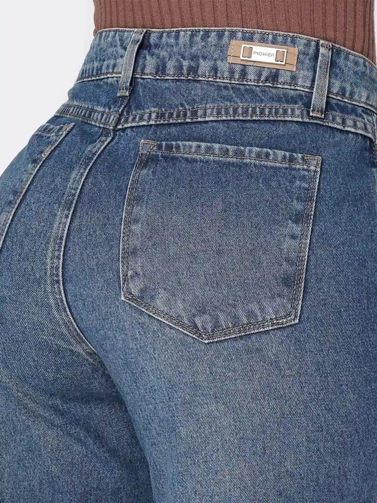 JEANS WIDE LEG MUJER PIONIER KELENAH - 5