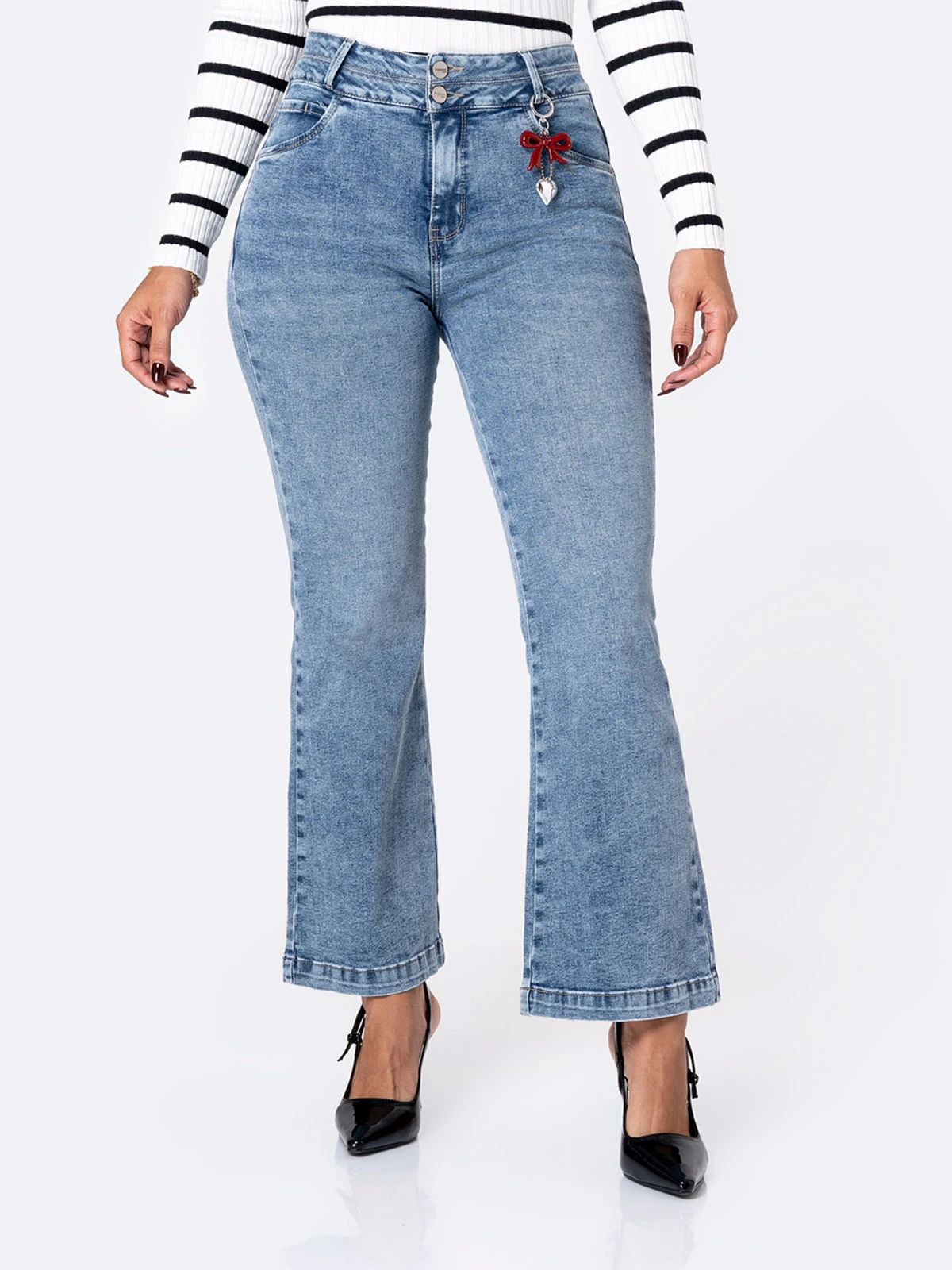 JEANS FLARE MUJER PIONIER BRYGIT - 2