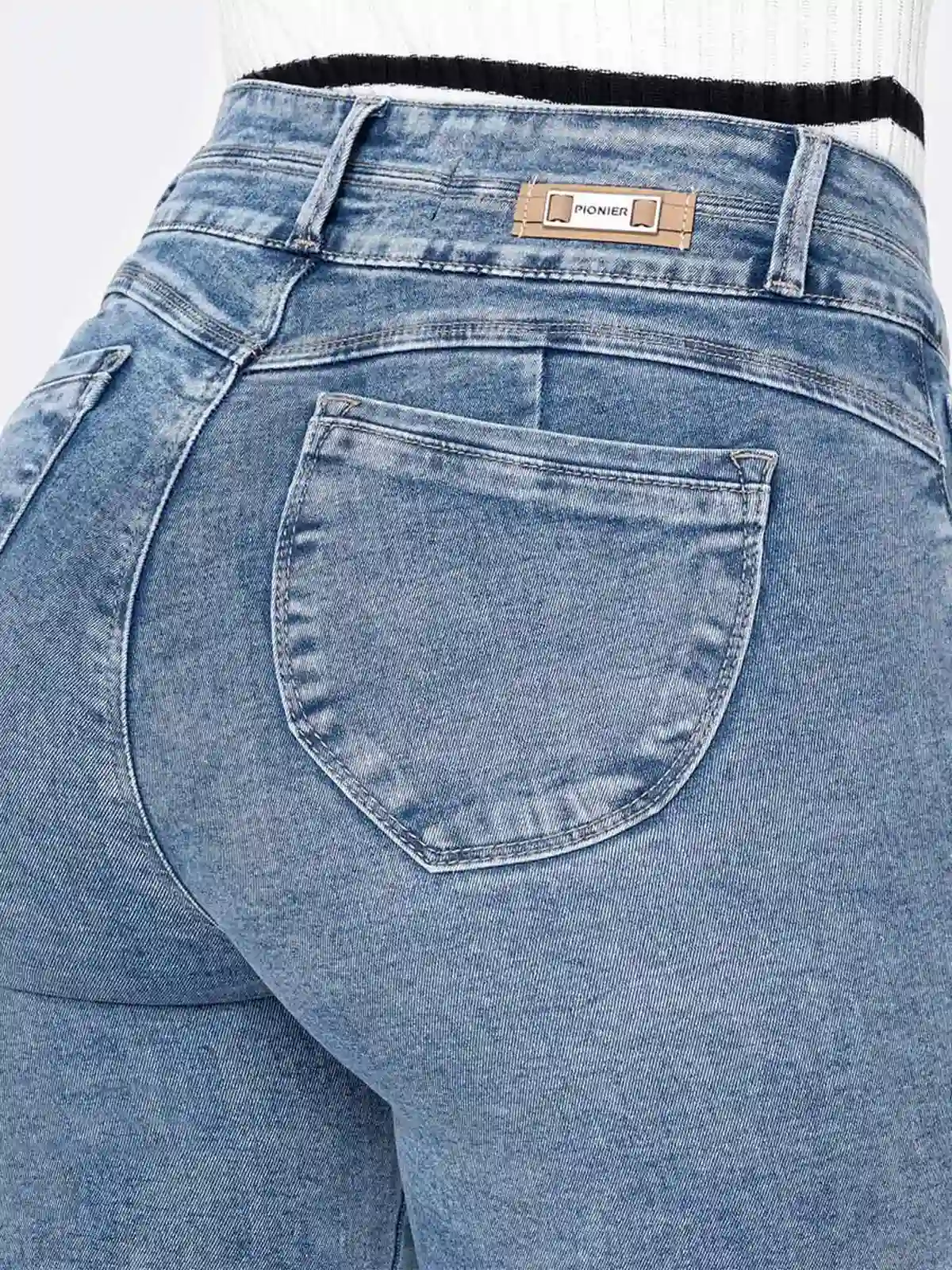 JEANS FLARE MUJER PIONIER BRYGIT - 5