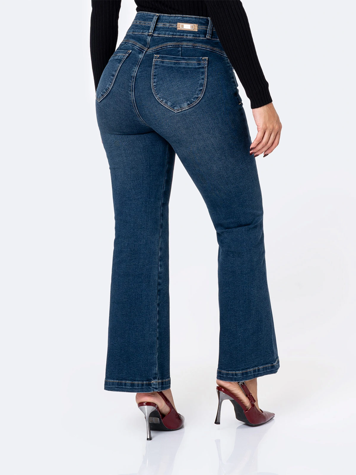 JEANS FLARE MUJER PIONIER BRYGIT - 3