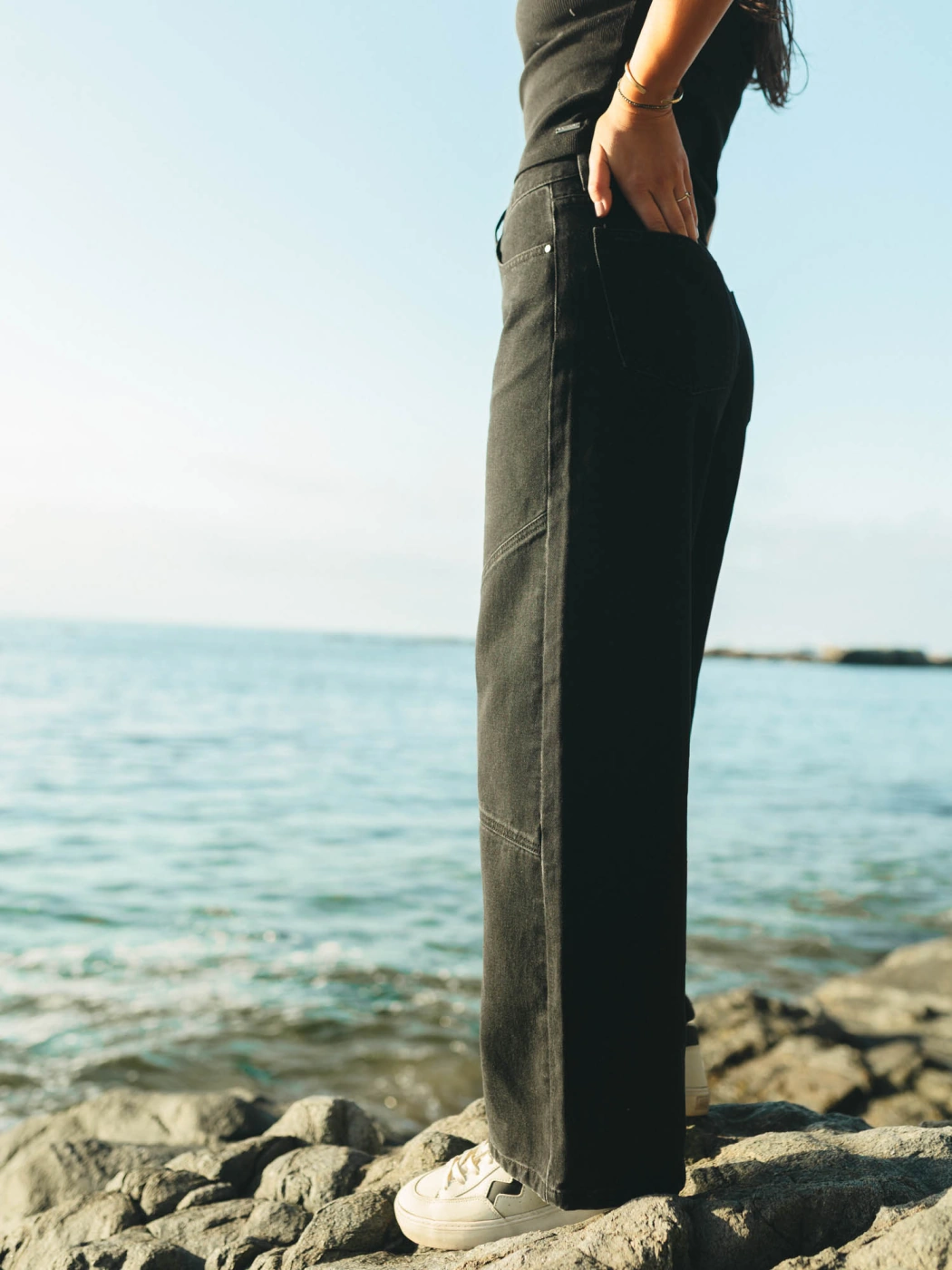 JEAN BAGGY MUJER MAUI AND SONS NEGRO - 2