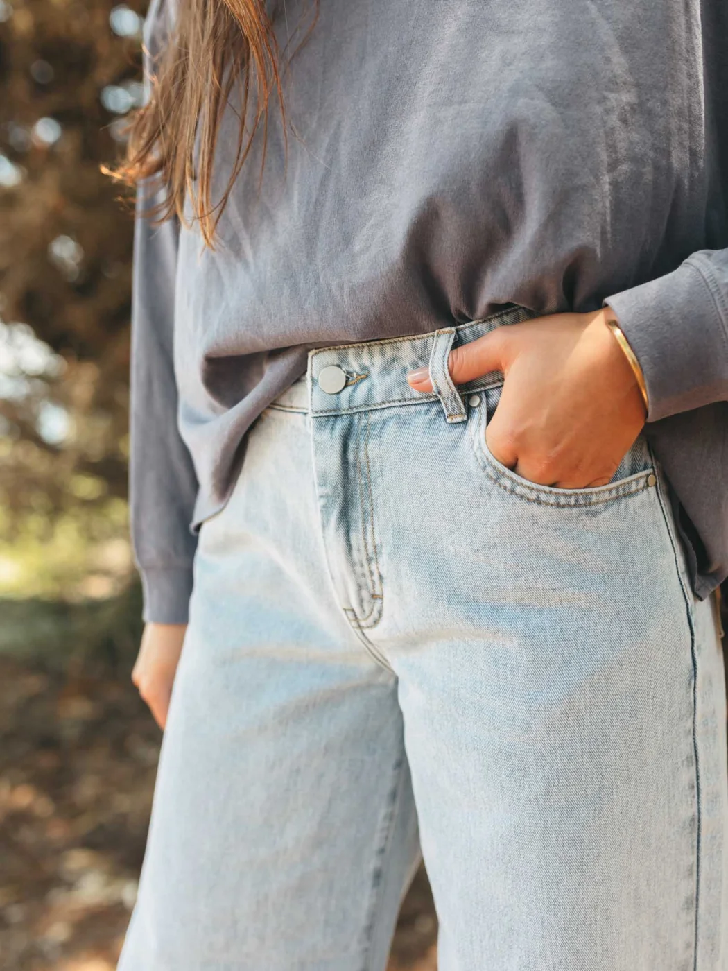 JEAN BAGGY MUJER MAUI AND SONS CELESTE - 1