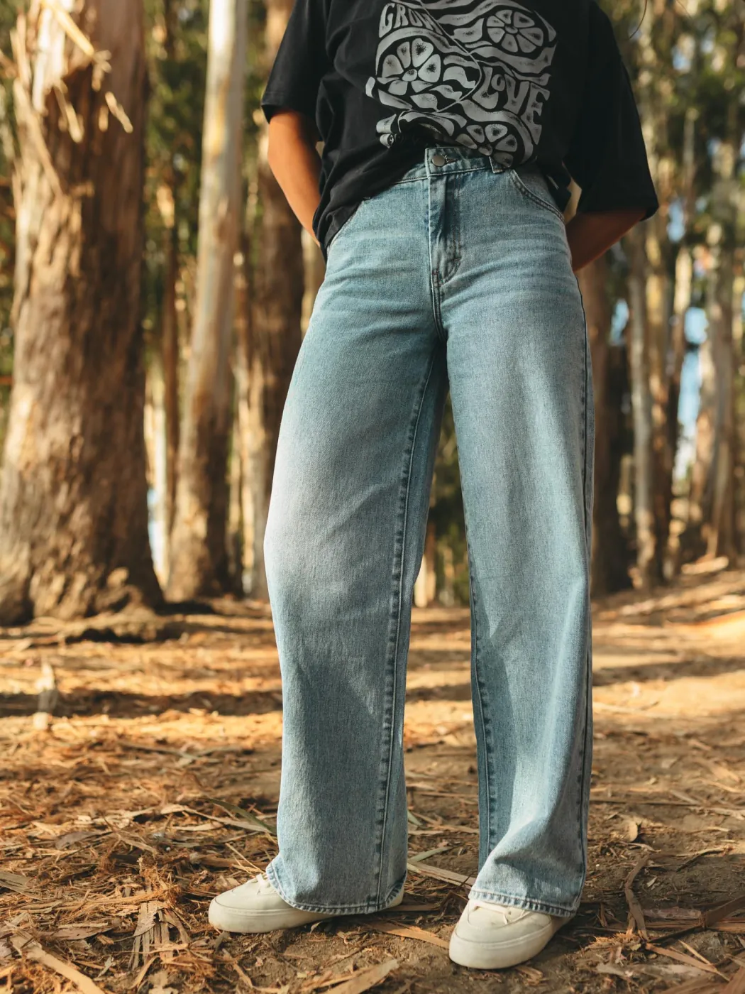 JEAN WIDELEG MUJER MAUI AND SONS CELESTE - 4