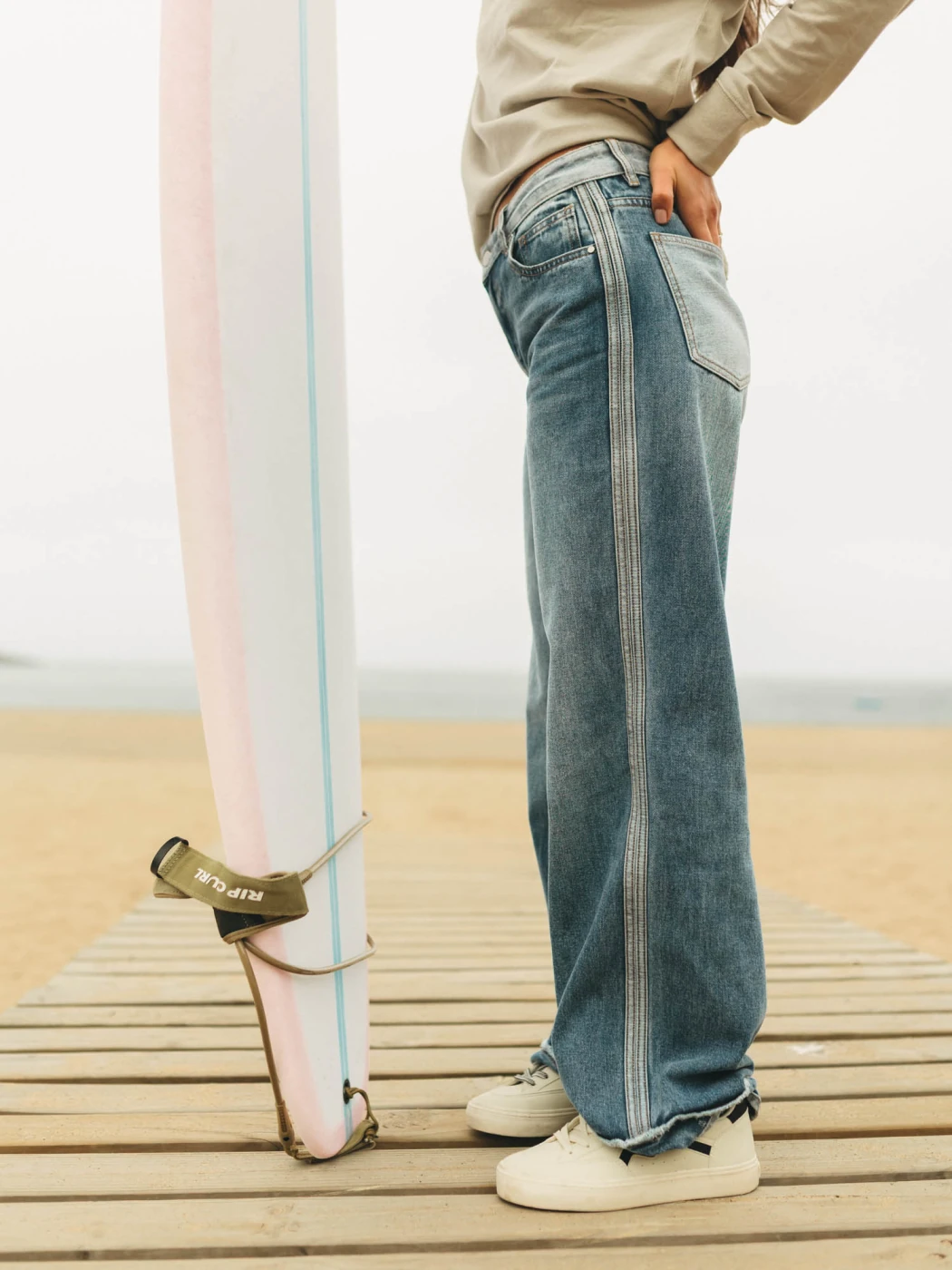 JEAN STRAIGHT MUJER MAUI AND SONS AZUL - 2