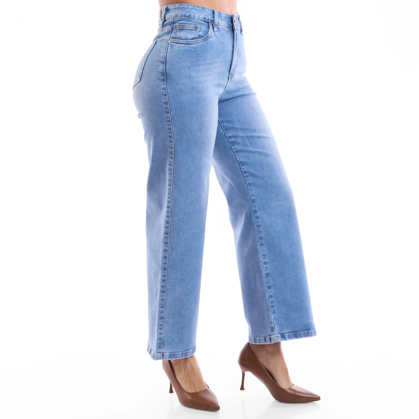 JEAN STRAIGHT CROPPED MUJER METAL JEANS BELGICA - 3
