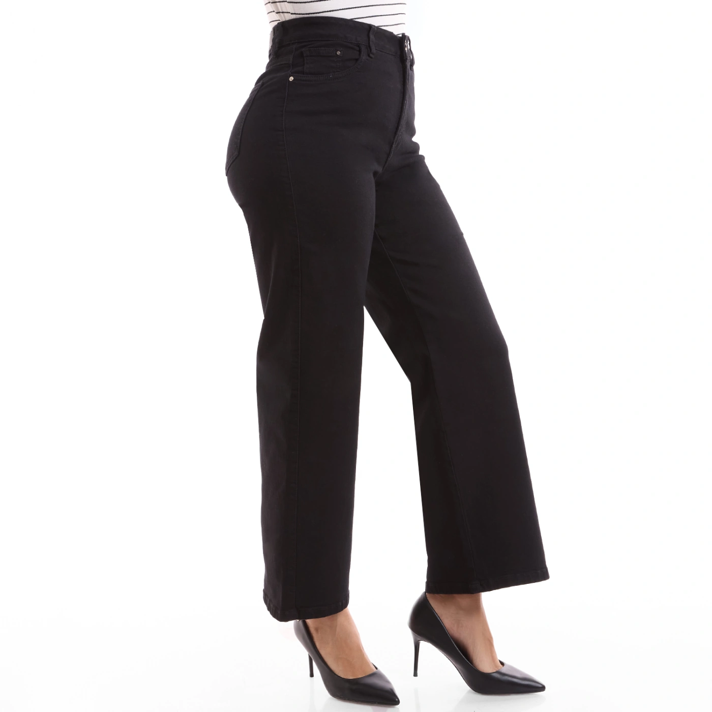 JEAN STRAIGHT CROPPED MUJER METAL JEANS BELGICA - 4