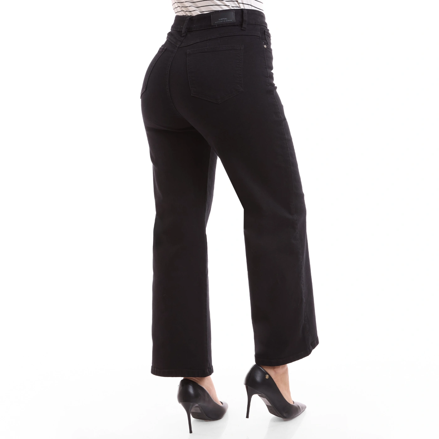 JEAN STRAIGHT CROPPED MUJER METAL JEANS BELGICA - 5