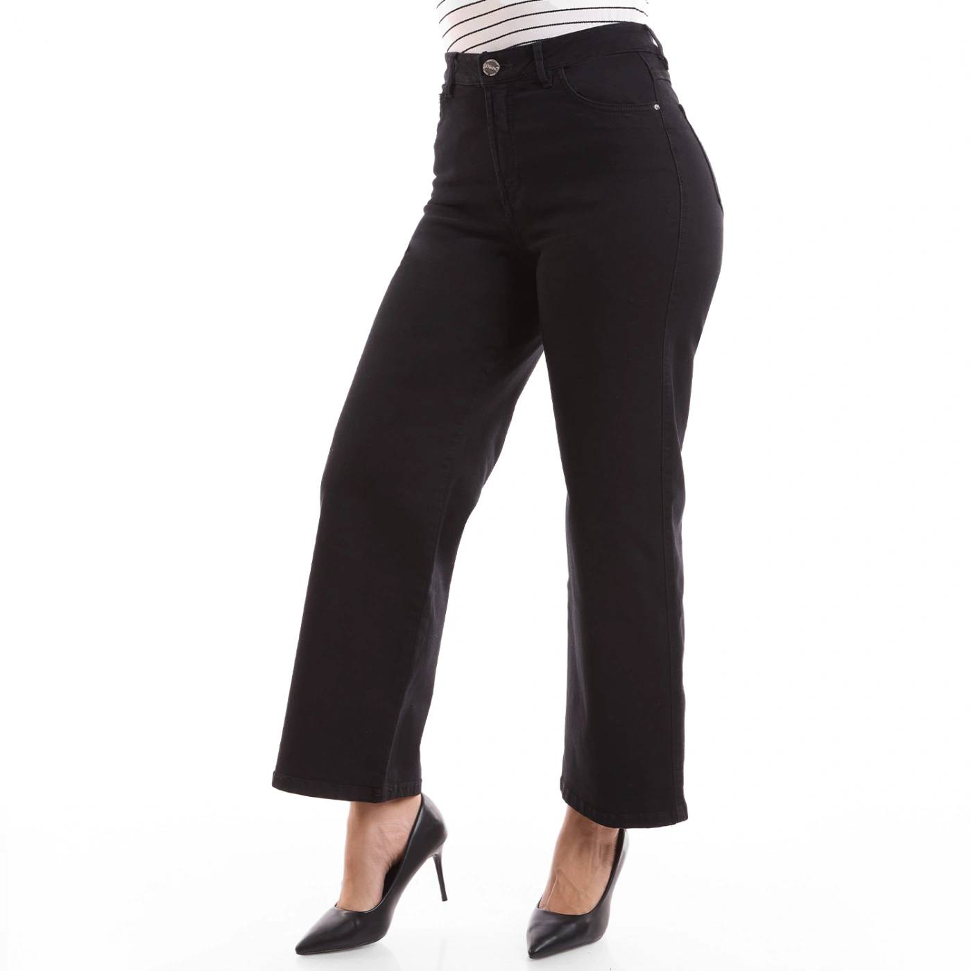 JEAN STRAIGHT CROPPED MUJER METAL JEANS BELGICA - 3