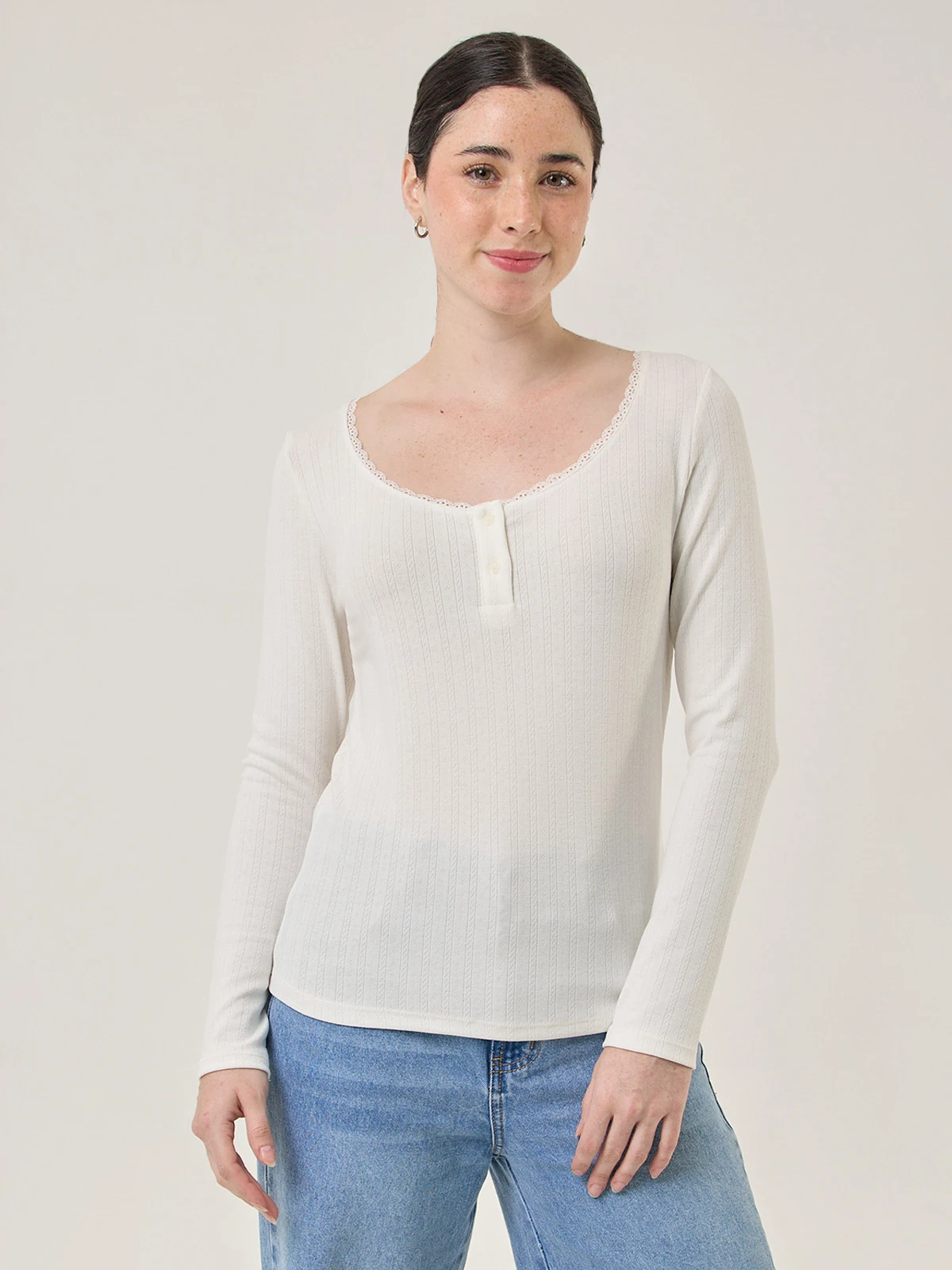 POLO MANGA LARGA ALGODÓN MUJER PEPE JEANS - 1