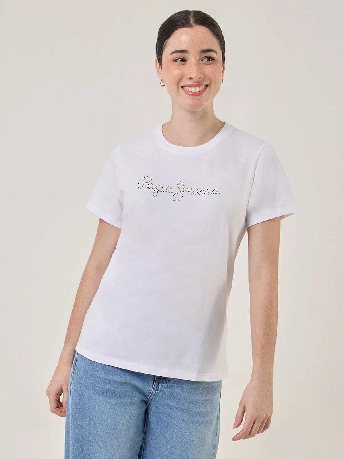 POLO MANGA CORTA ALGODÓN MUJER PEPE JEANS - 1