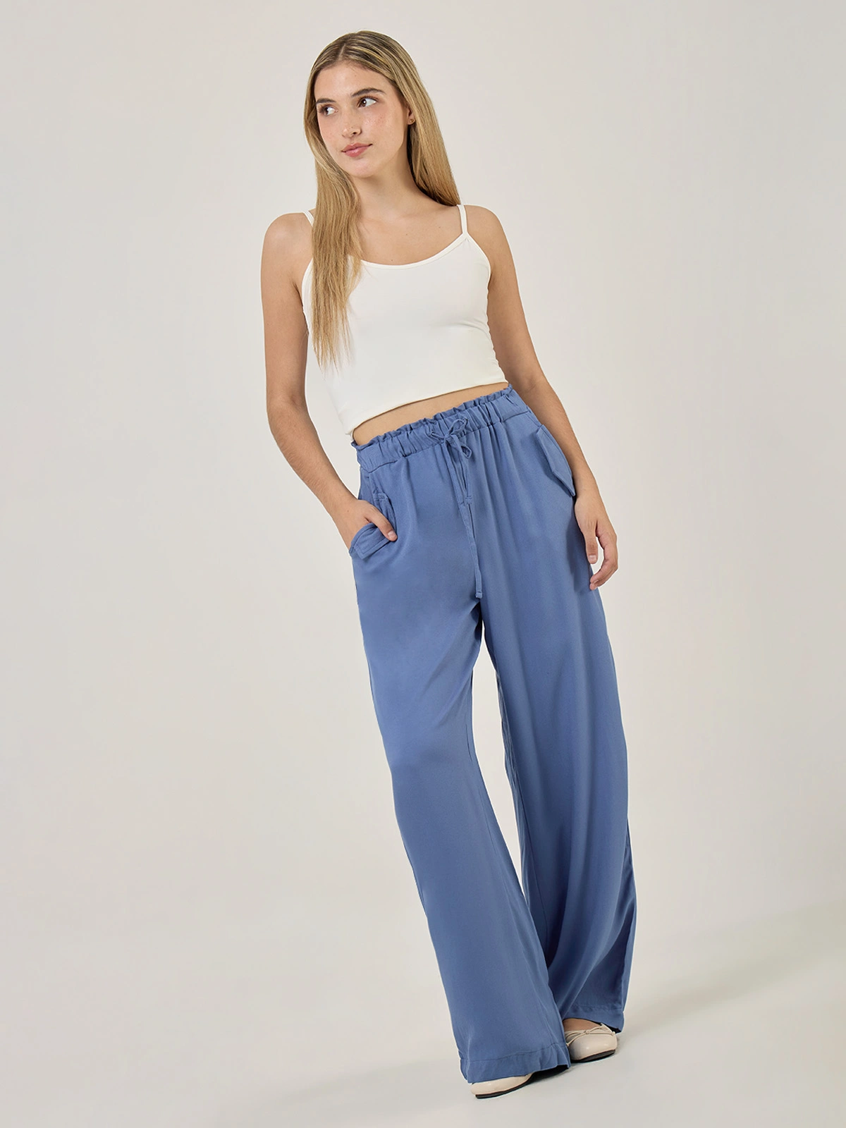 PANTALÓN REGULAR MUJER PEPE JEANS BUFFY - 1