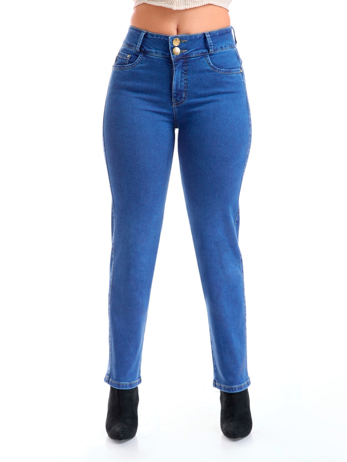 JEANS STRAIGHT MUJER METAL JEANS ELENA - 2