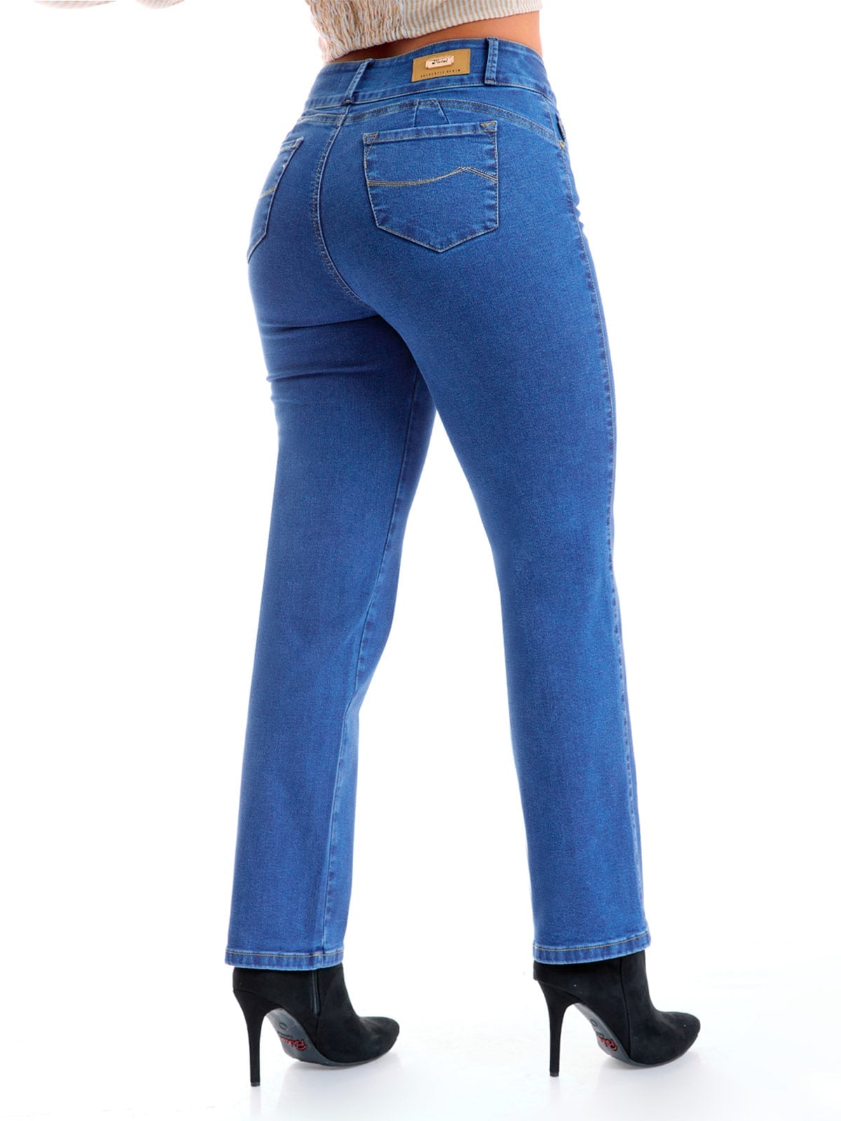 JEANS STRAIGHT MUJER METAL JEANS ELENA - 4