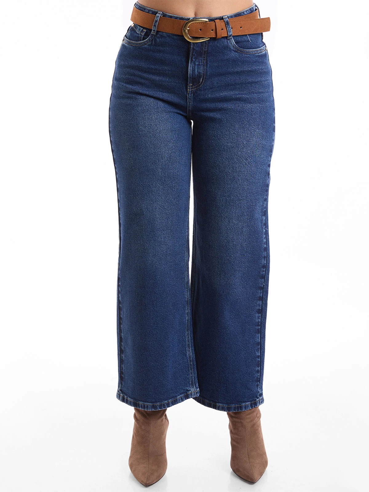 JEANS STRAIGHT MUJER METAL JEANS PETITE HENNA - 2