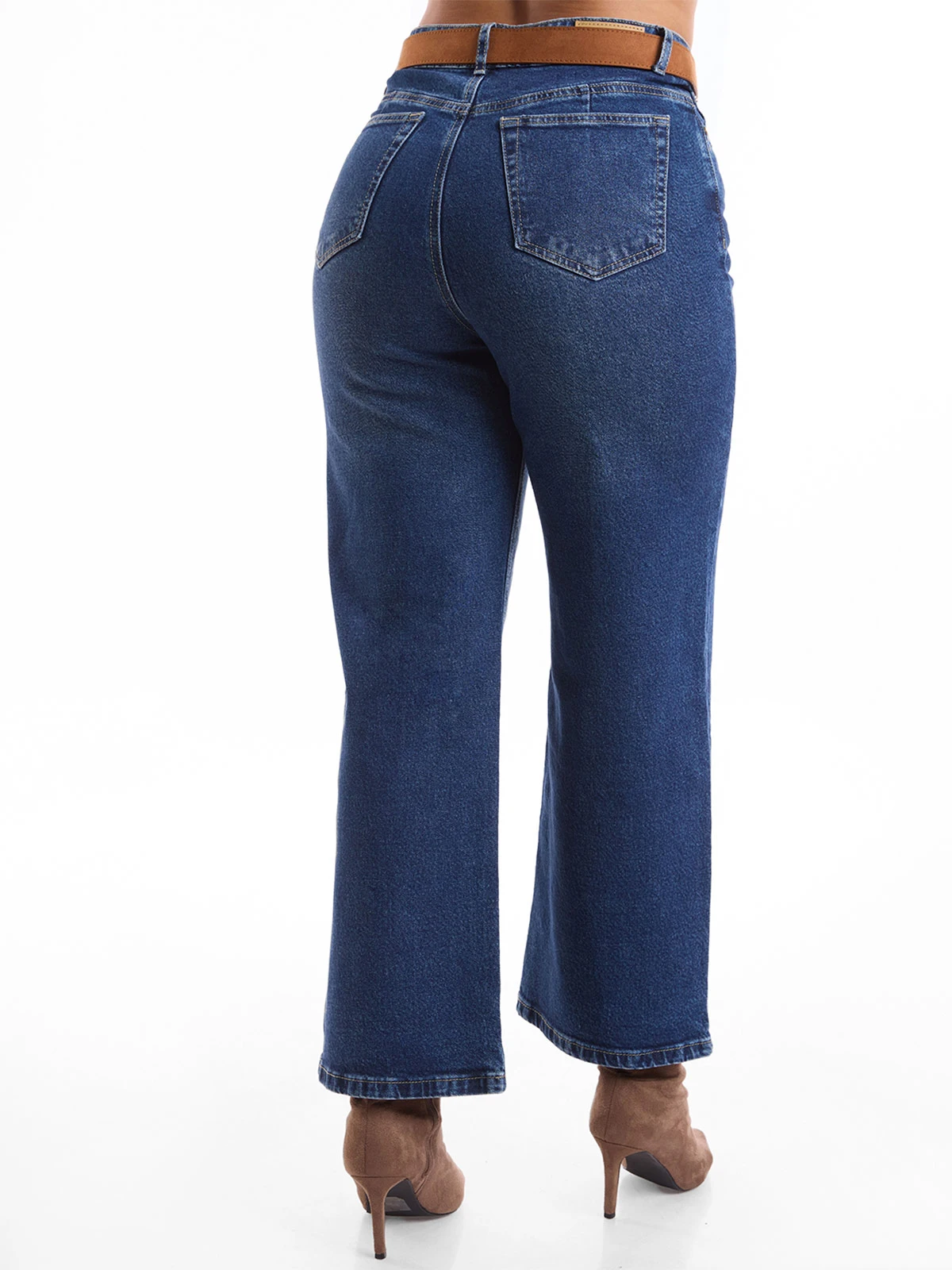 JEANS STRAIGHT MUJER METAL JEANS PETITE HENNA - 5