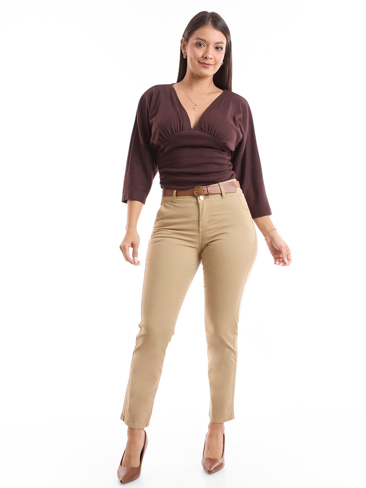PANTALÓN RECTO MUJER METAL JEANS DANI - 1