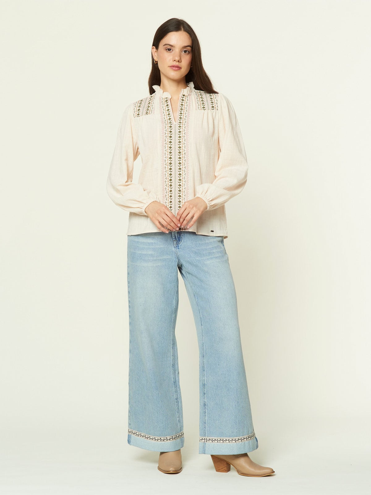 BLUSA MANGA LARGA MUJER EXIT LESLIE - 1