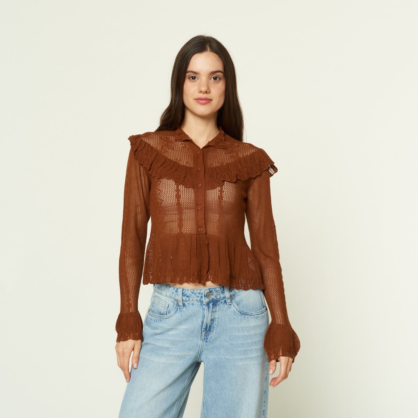 BLUSA MANGA LARGA MUJER EXIT LUNA - 1