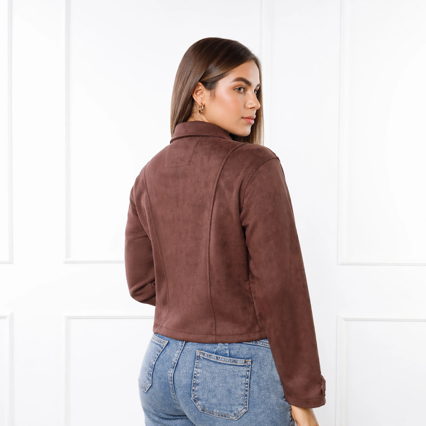 CASACA MUJER KANSAS MILANY SUEDE - 3