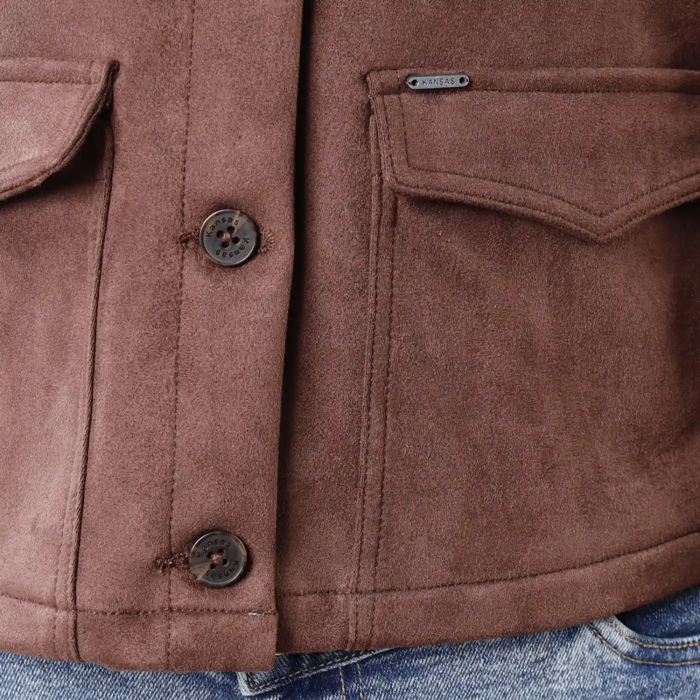 CASACA MUJER KANSAS MILANY SUEDE - 4