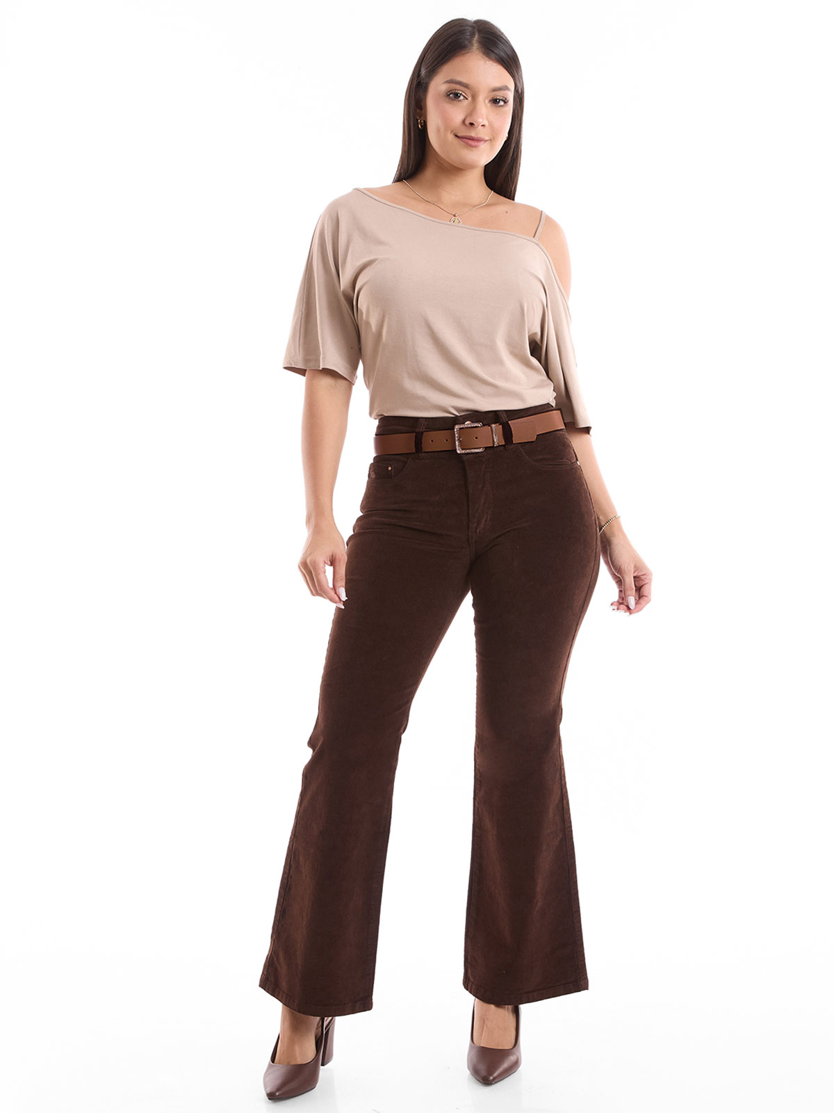 PANTALÓN FLARE MUJER METAL JEANS BARBARA - 1